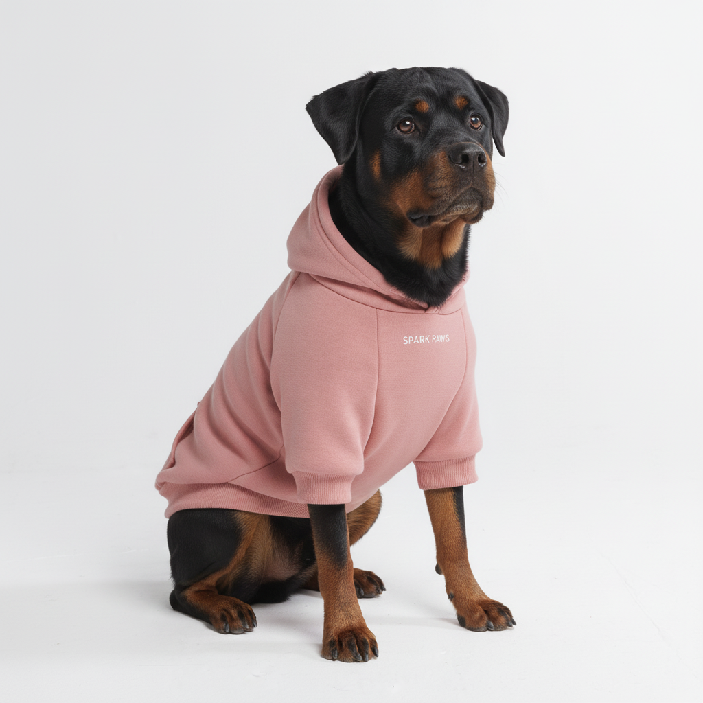 Essential Dog Hoodie - Dusty Pink - Image 7