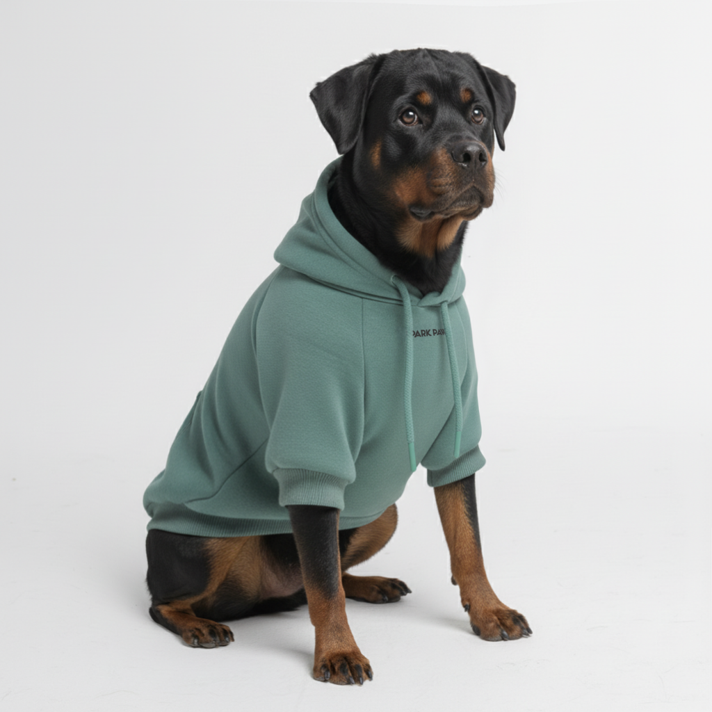 Essential Dog Hoodie - Teal - Image 8