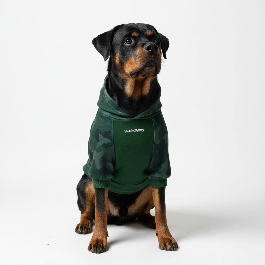 Forest Camo Dog Hoodie - Image 7