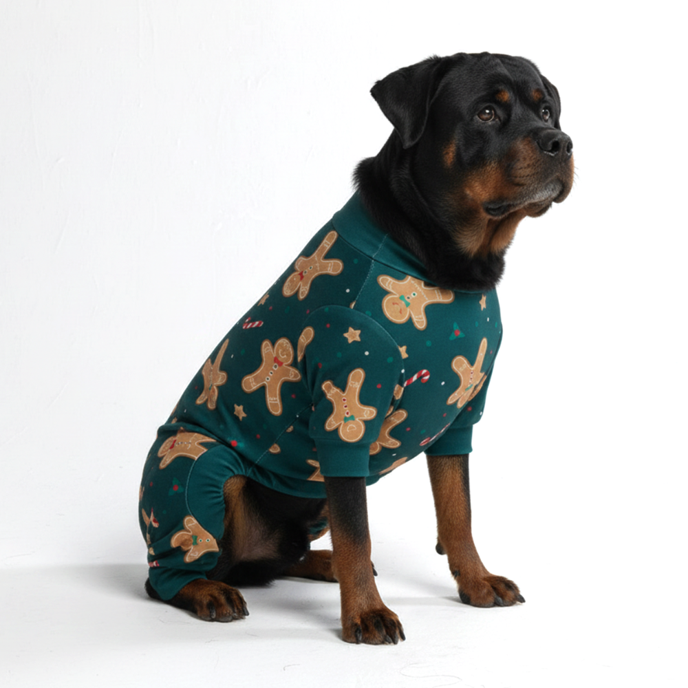 Dog Christmas Pajama - Gingerbread Man - Image 7