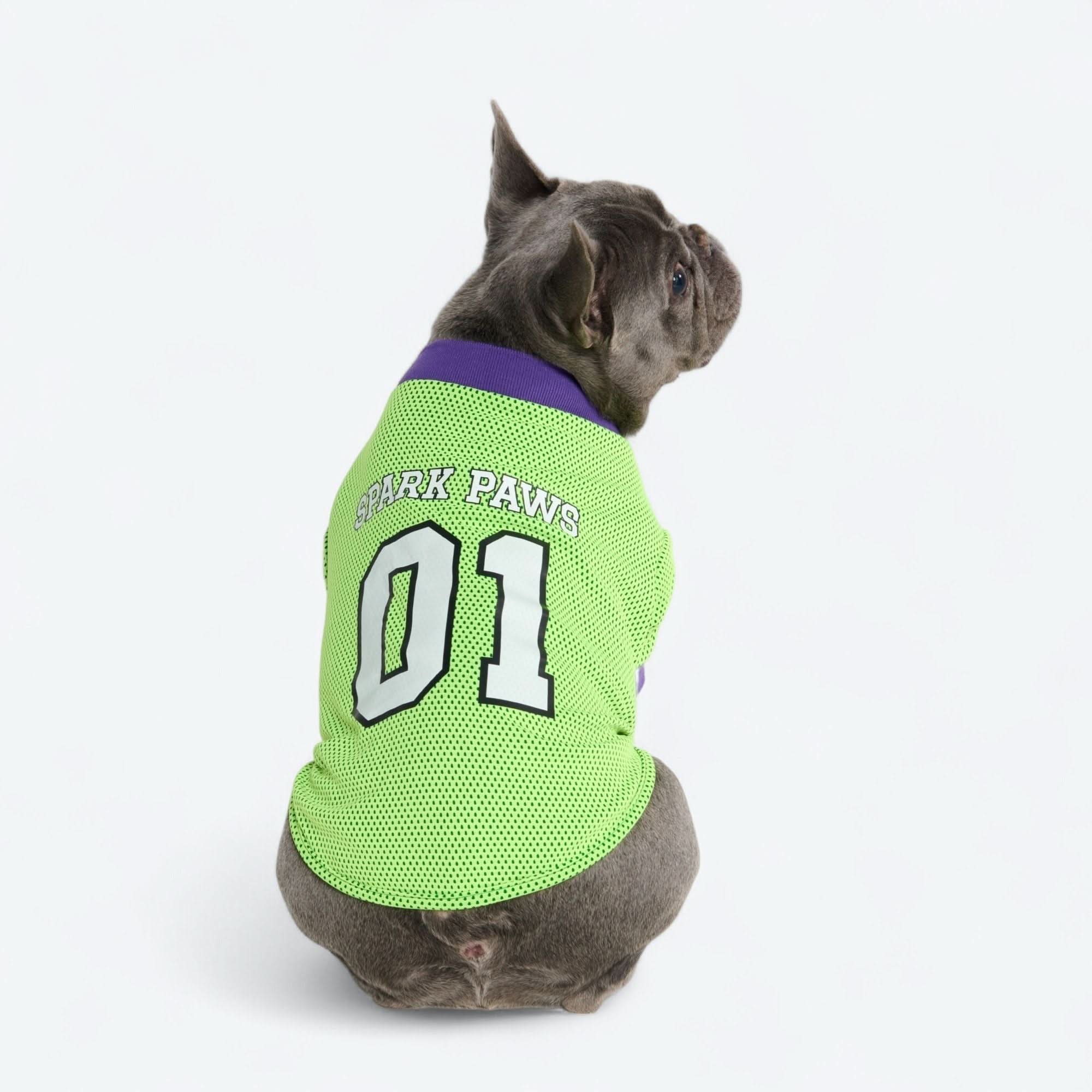 Football Mesh Jersey - Lime Green - Image 2