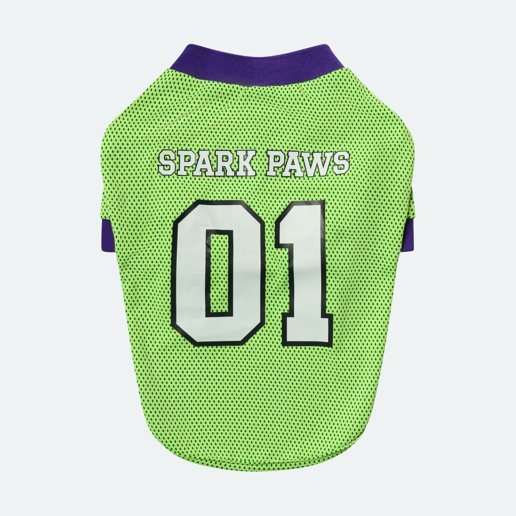 Football Mesh Jersey - Lime Green - Image 3