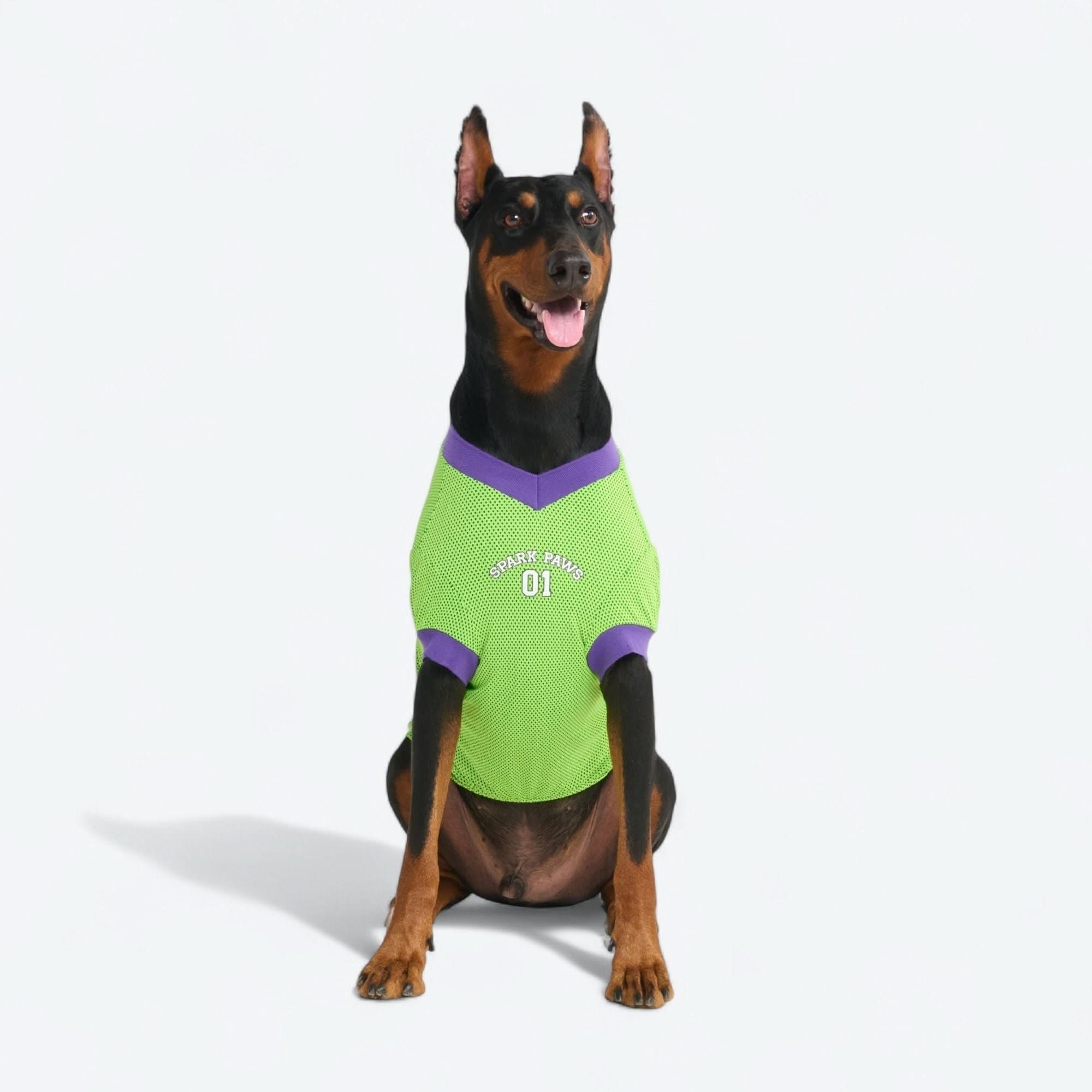 Football Mesh Jersey - Lime Green - Image 5