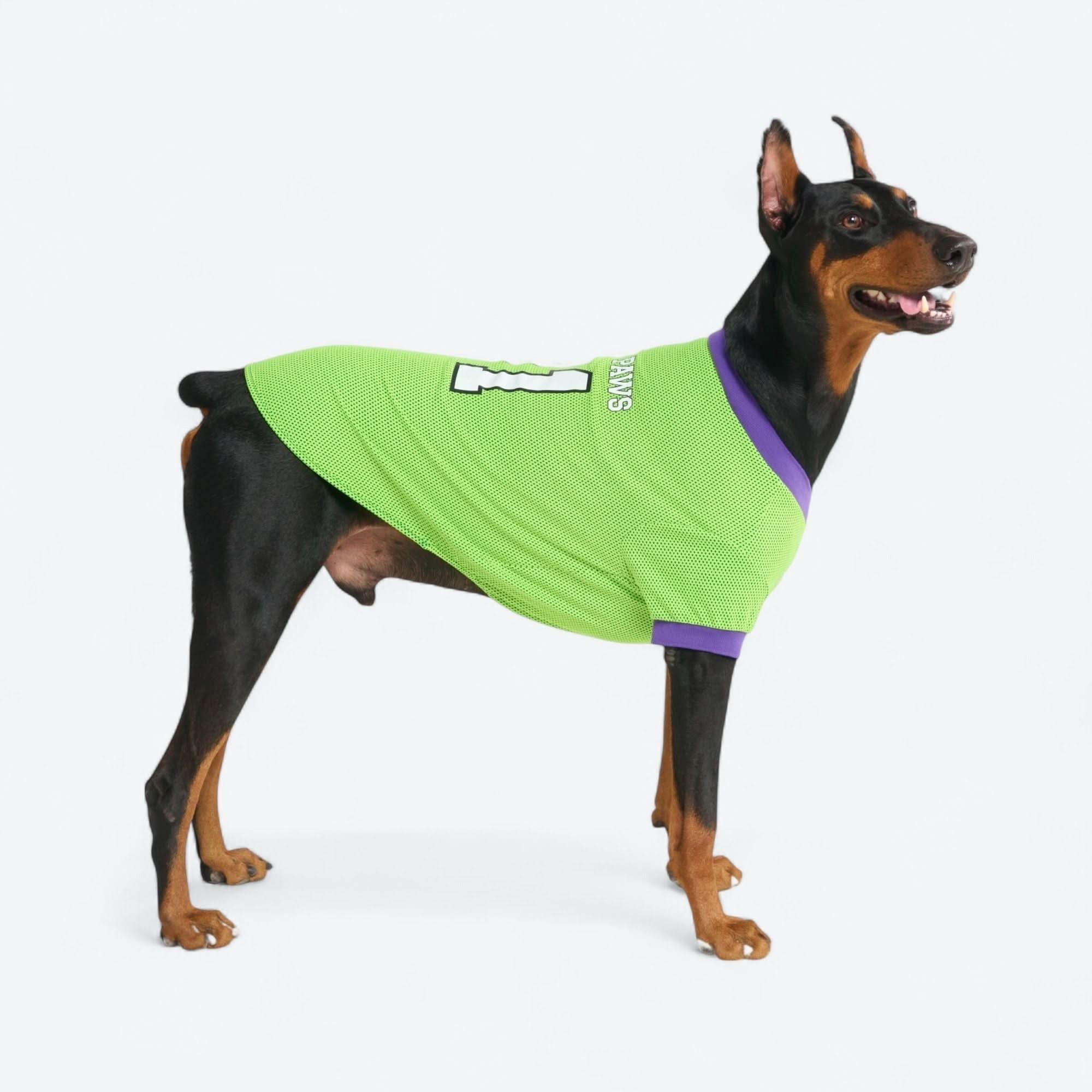 Football Mesh Jersey - Lime Green - Image 6