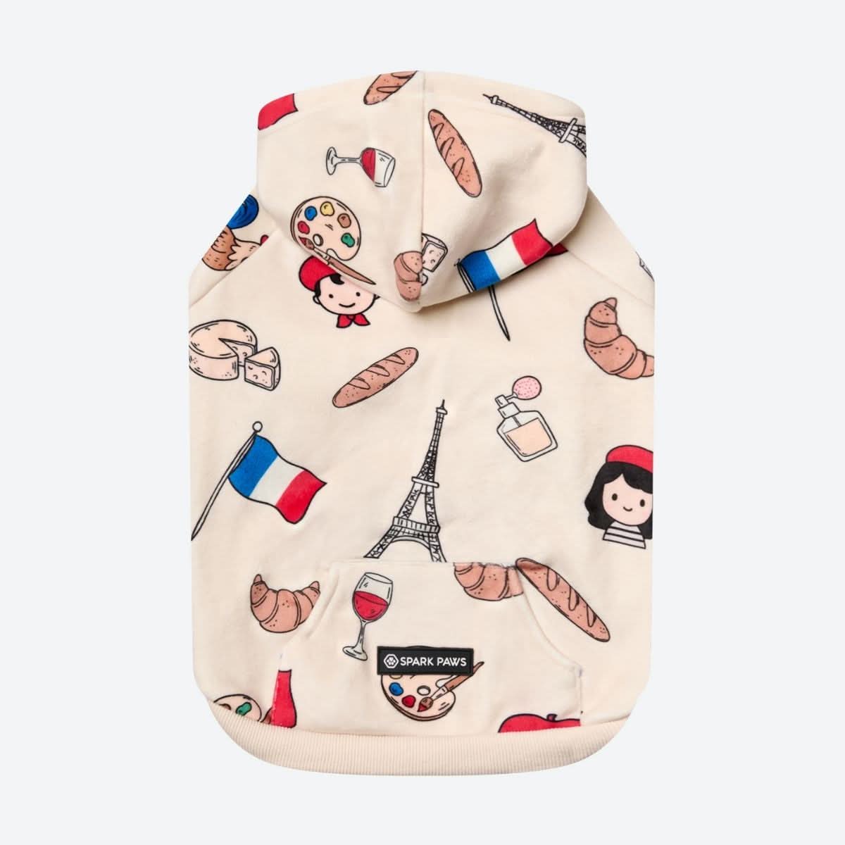 The France Dog Hoodie - Beige - Image 6