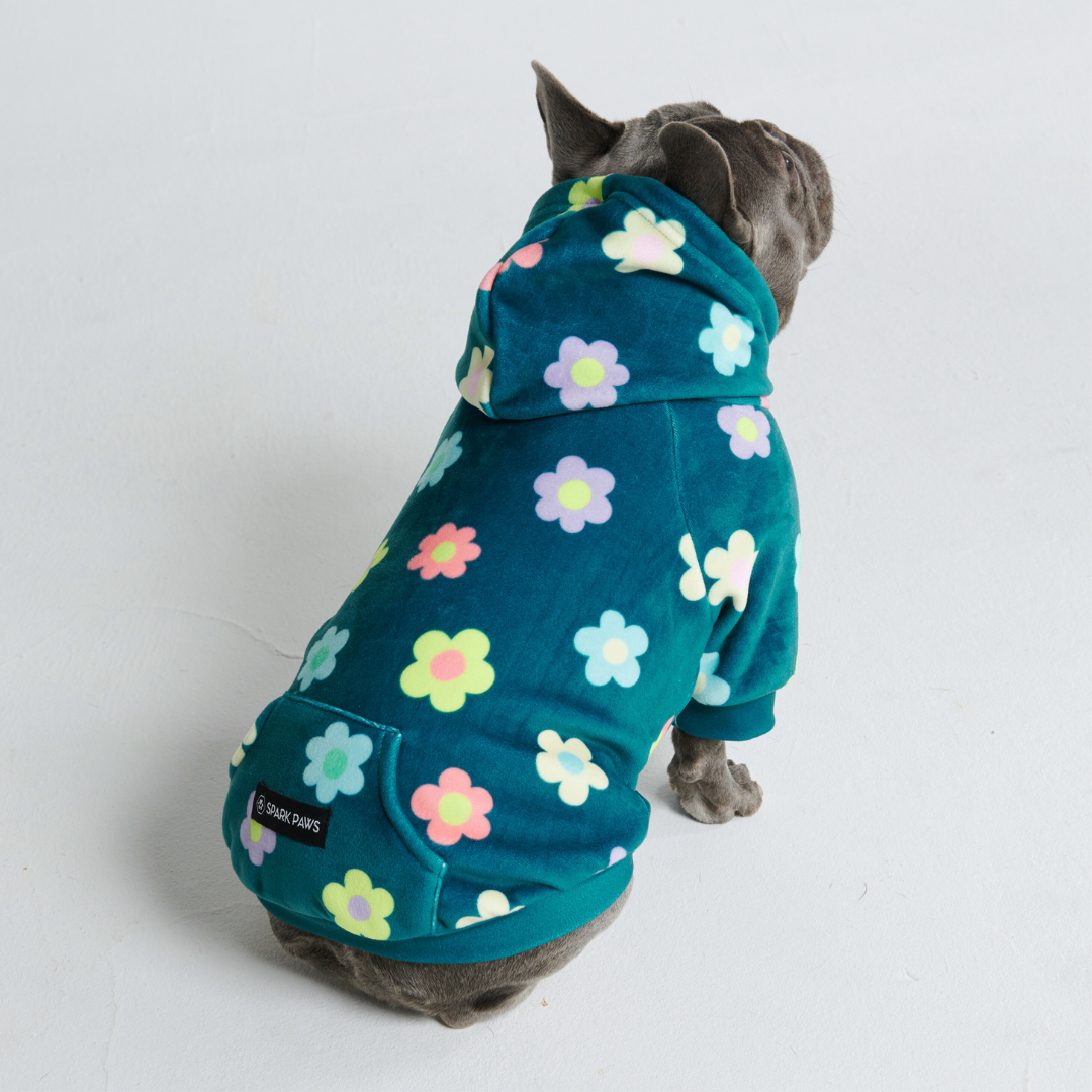 Daisy Dog Hoodie - Green - Image 5