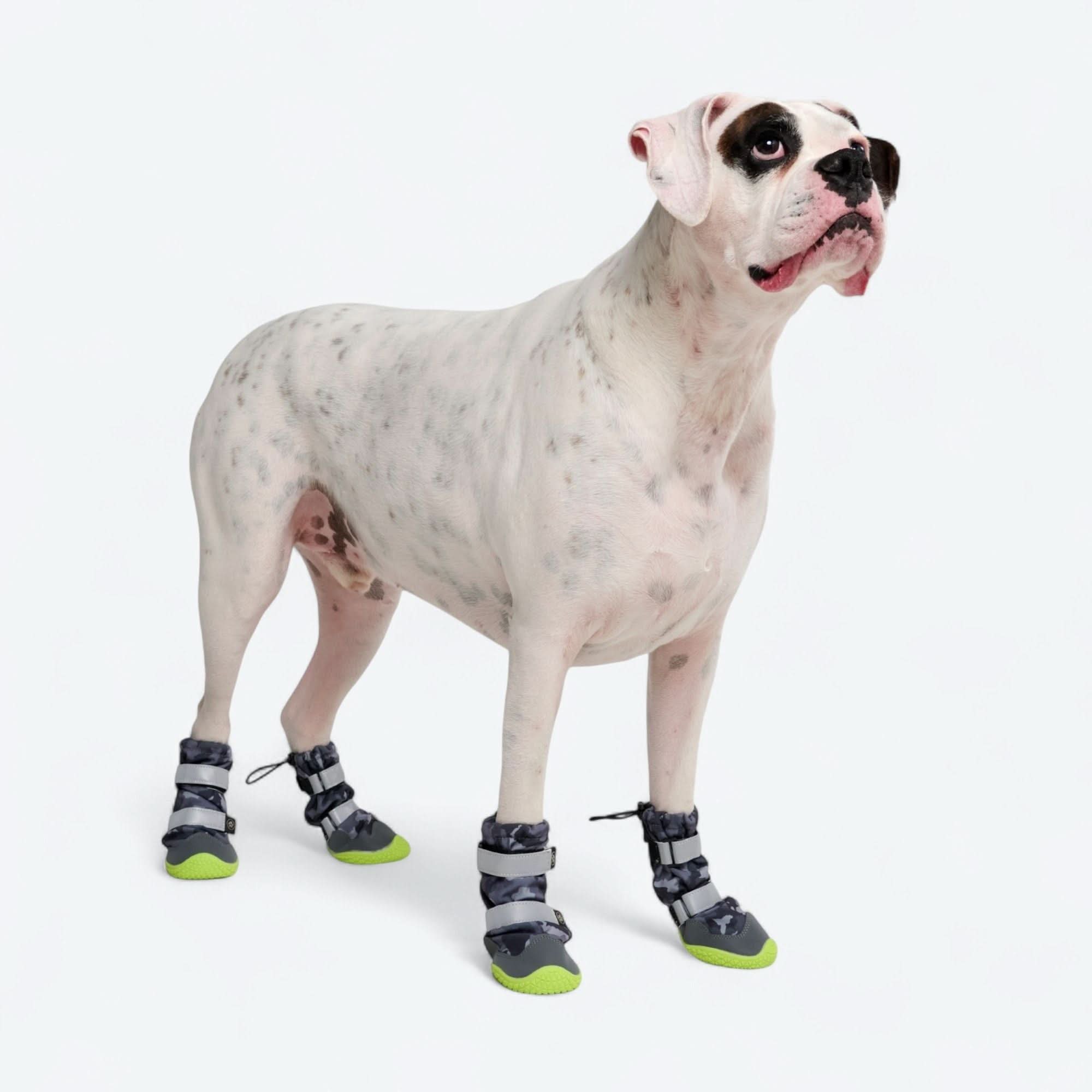 Dog Rainboots. Waterproof Dog Shoes - Grey Camo - Image 4
