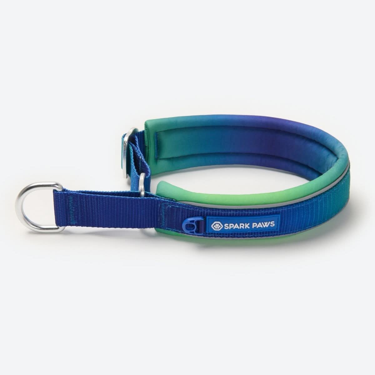 Cushioned Martingale Collar - Lime Wave - Image 6