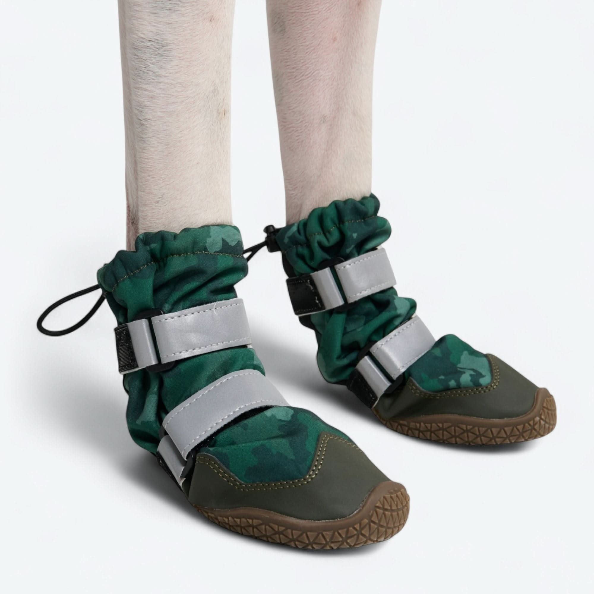 Dog Rainboots. Waterproof Dog Shoes - Green Camo - Image 6