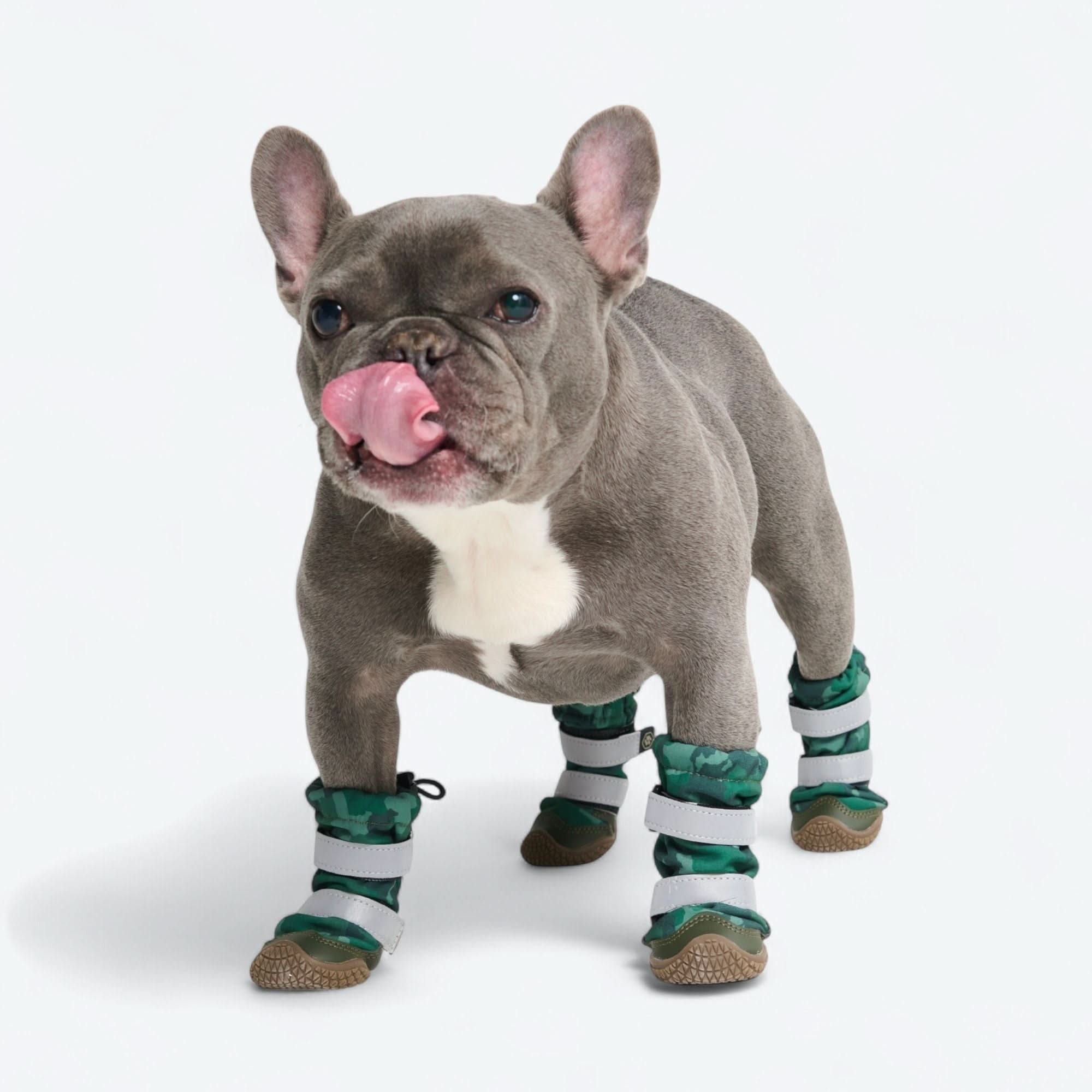 Dog Rainboots. Waterproof Dog Shoes - Green Camo - Image 7