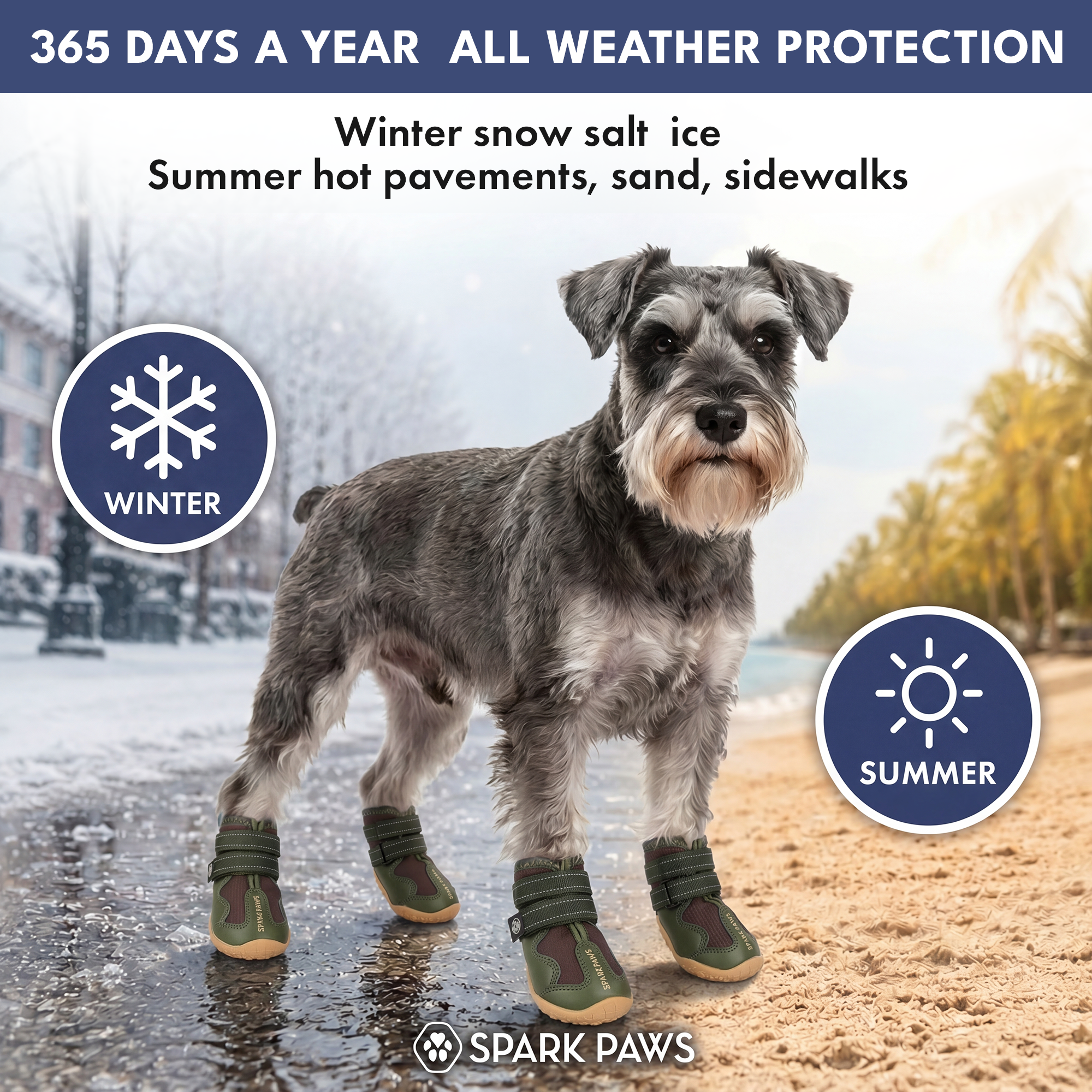 365 All-Season Dog Shoe 4PC Set - Image 26