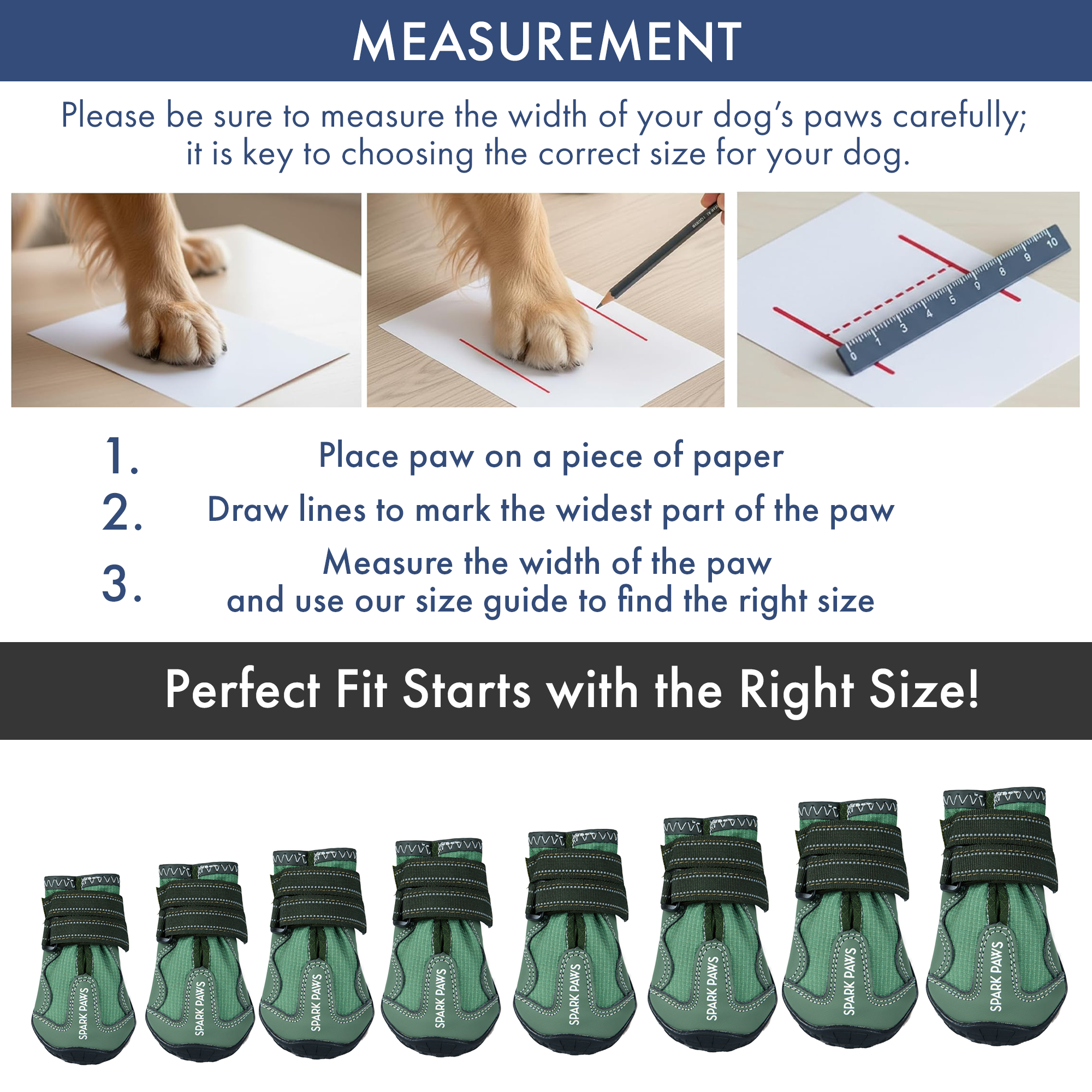 365 All-Season Dog Shoe 4PC Set - Green - Image 3
