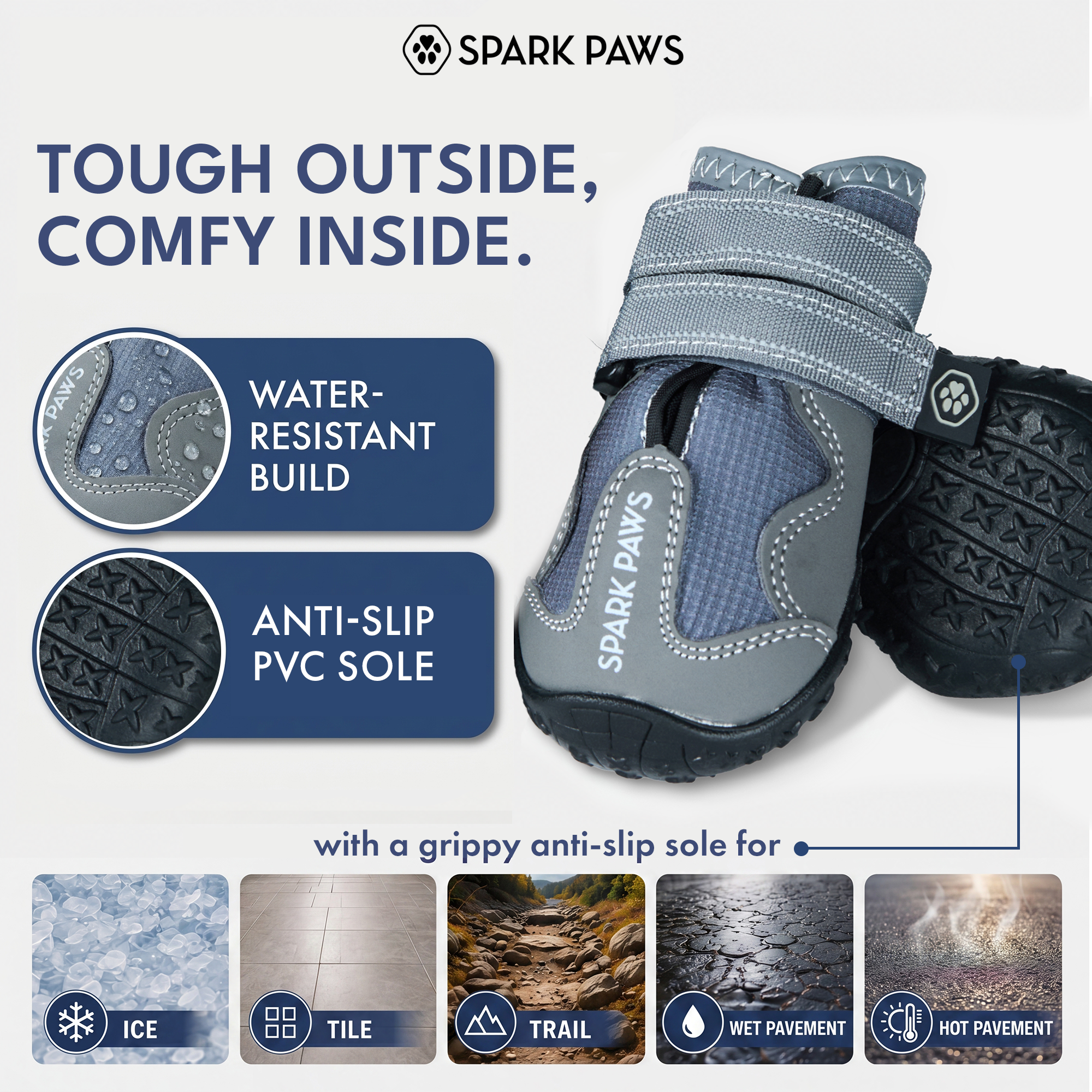 365 All-Season Dog Shoe 4PC Set - Image 5