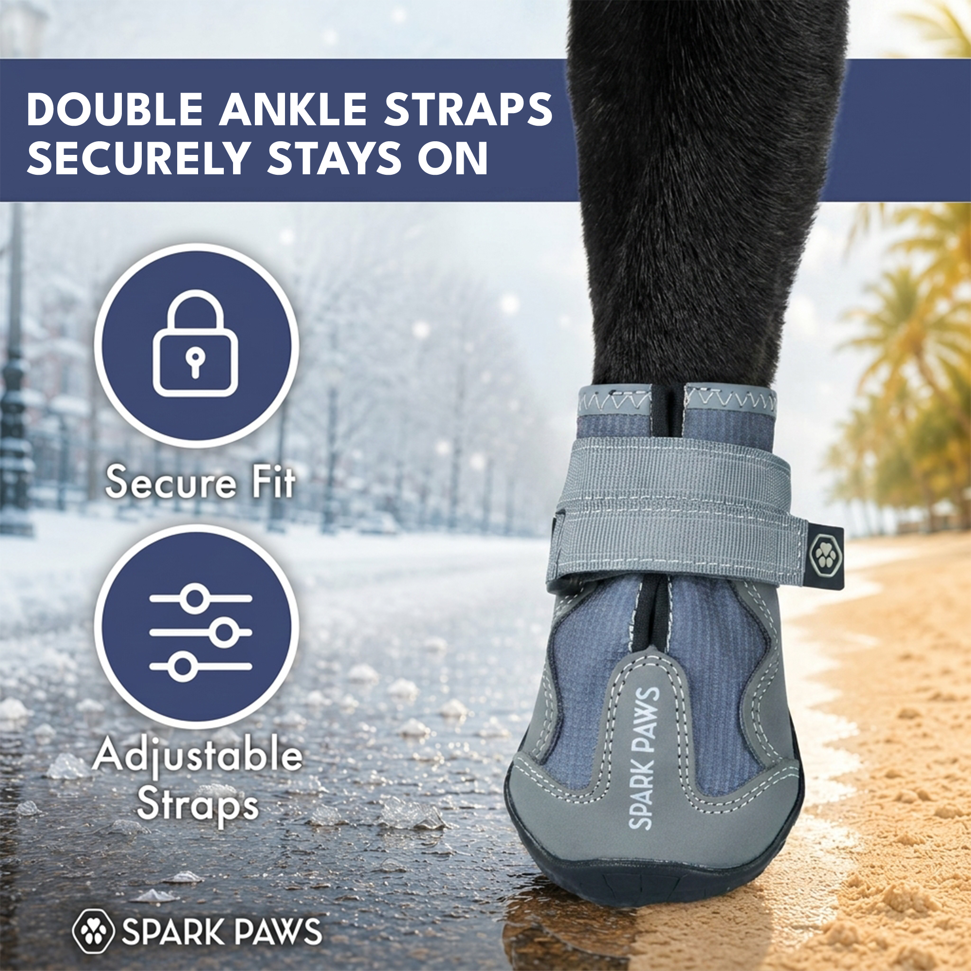 365 All-Season Dog Shoe 4PC Set - Image 4