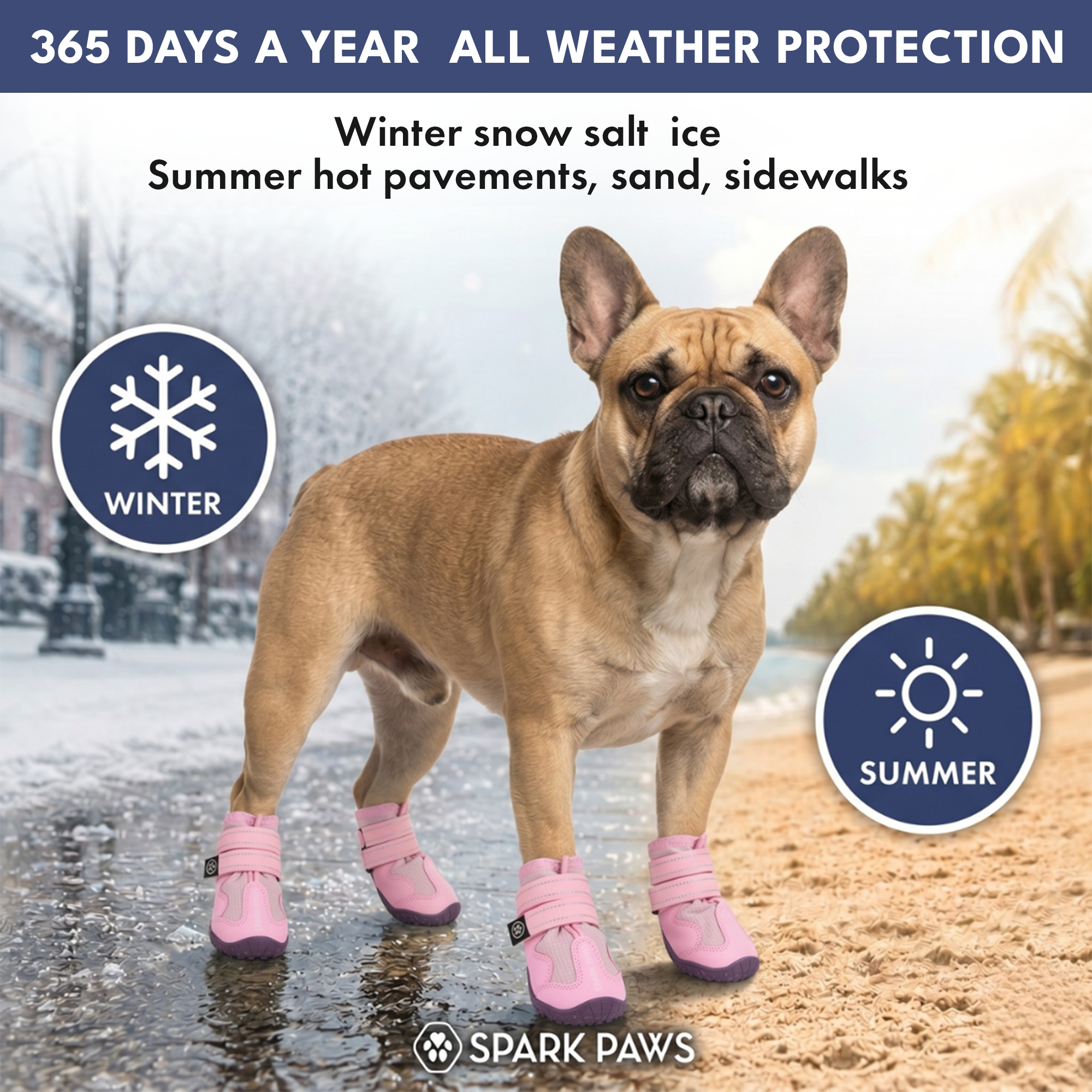 365 All-Season Dog Shoe 4PC Set - Image 14