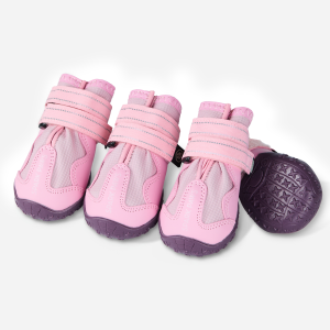 365 All-Season Dog Shoe 4PC Set - Pink
