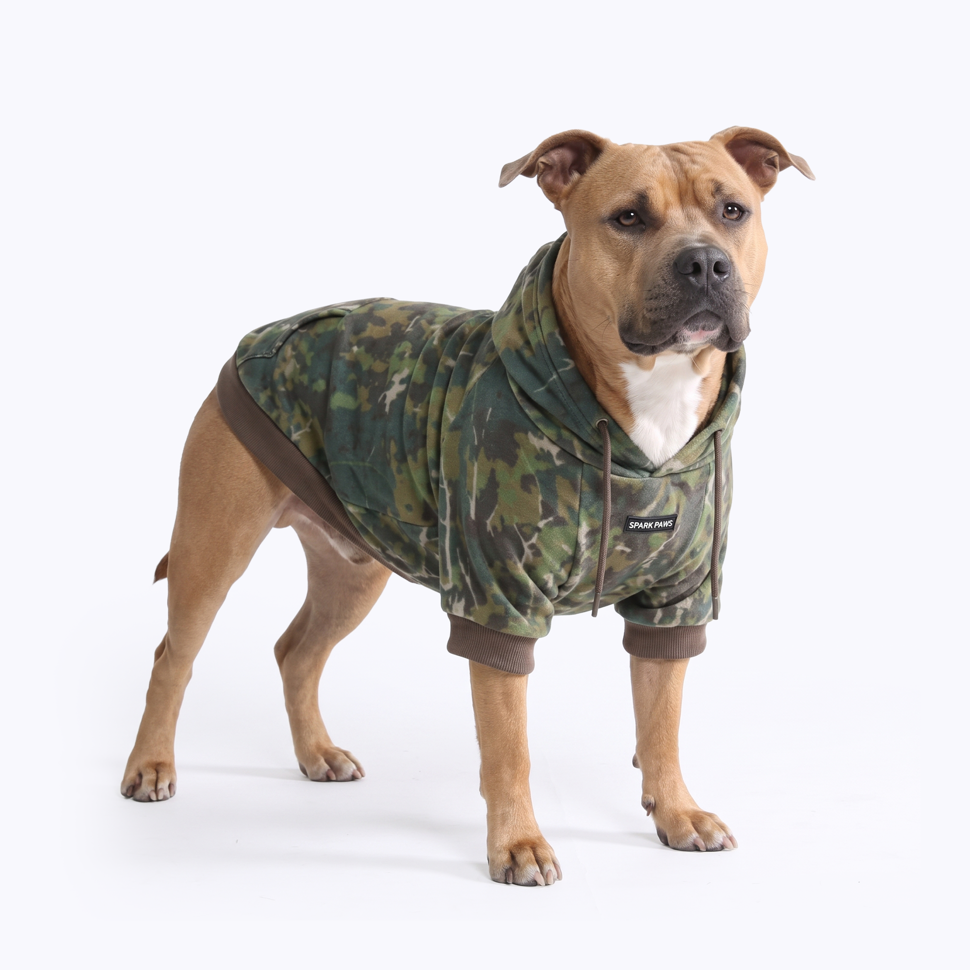 Concrete Wood Dog Hoodie - Moss - Image 8