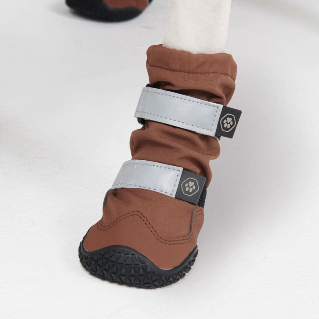 Dog Rainboots. Waterproof Dog Shoes - Brown - Image 5