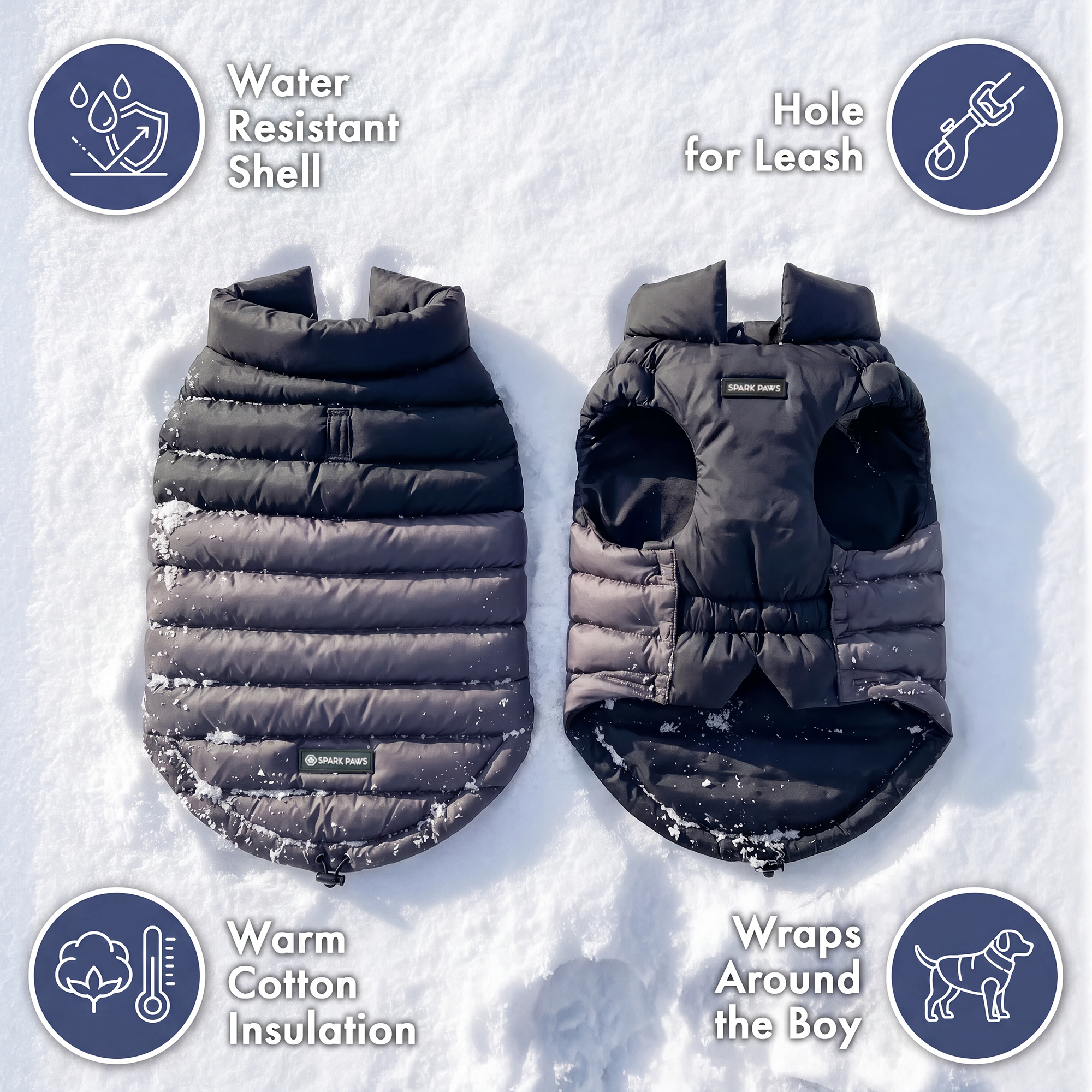 PuffShield Winter Jacket - Black - Image 7