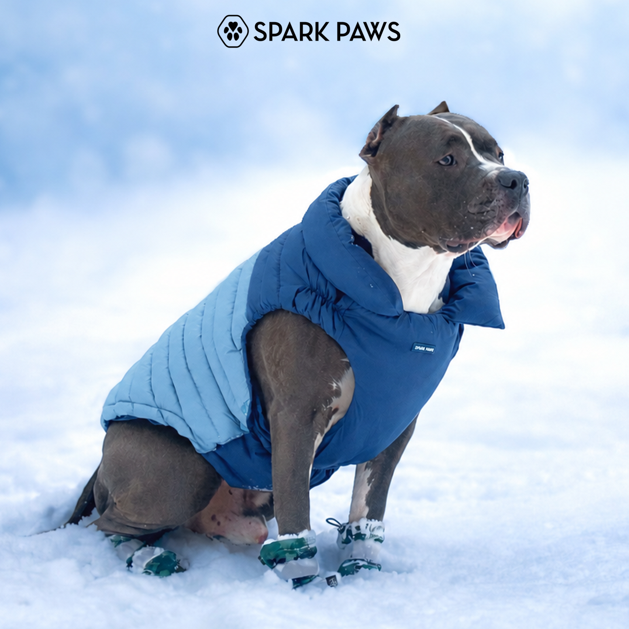 PuffShield Winter Jacket - Blue - Image 9