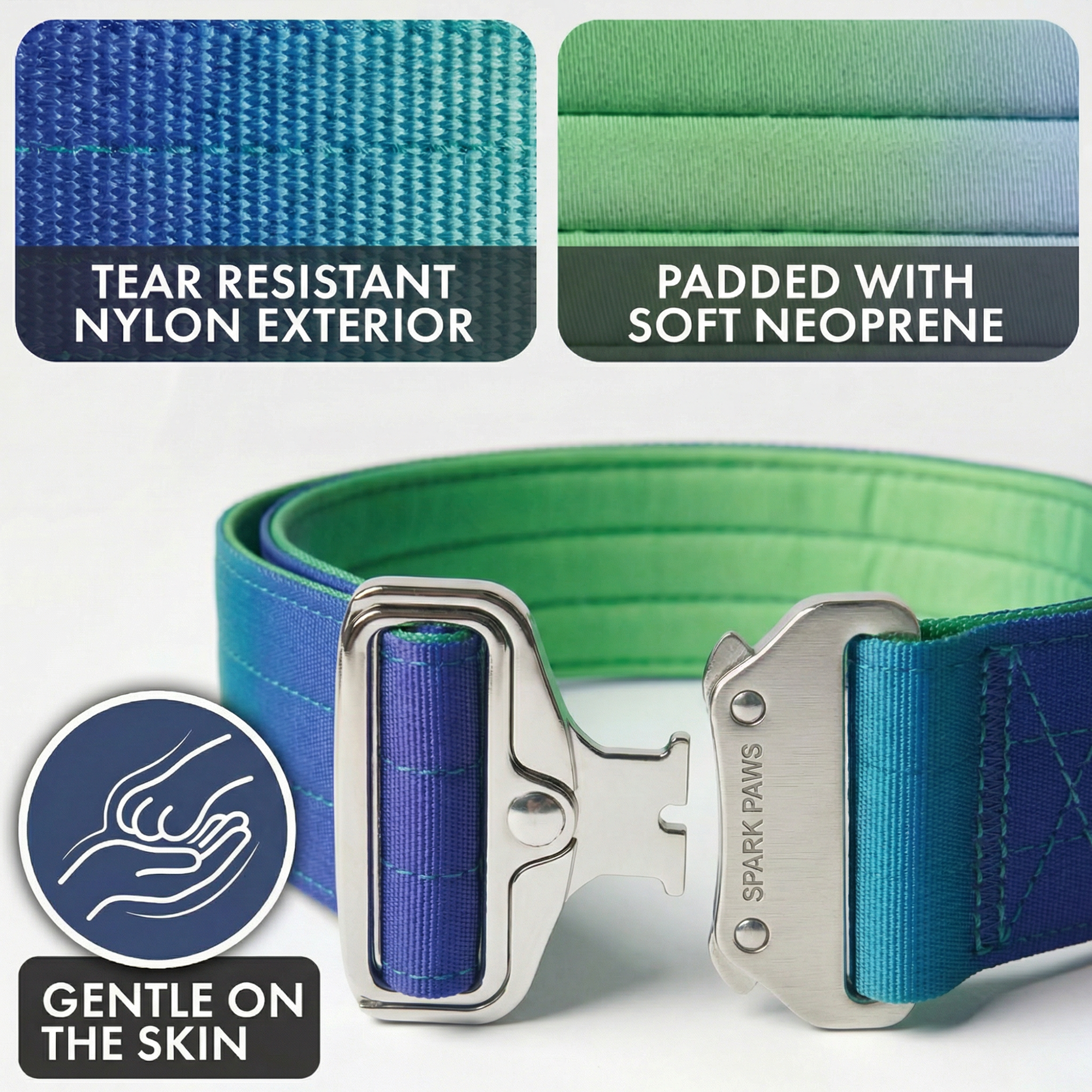 Comfort Control Collar and Multipurpose Leash Set - Lime Wave - Image 5