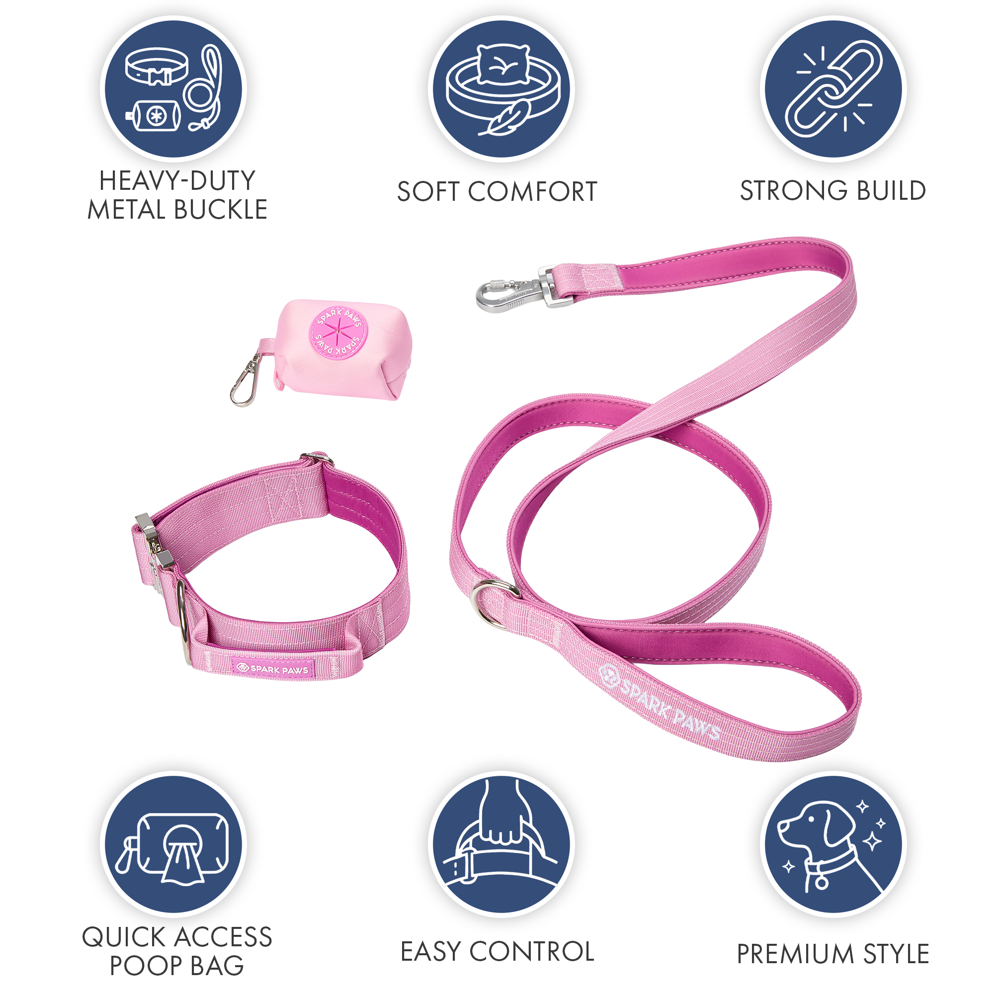 Comfort Control Collar Set - Pink - Image 3