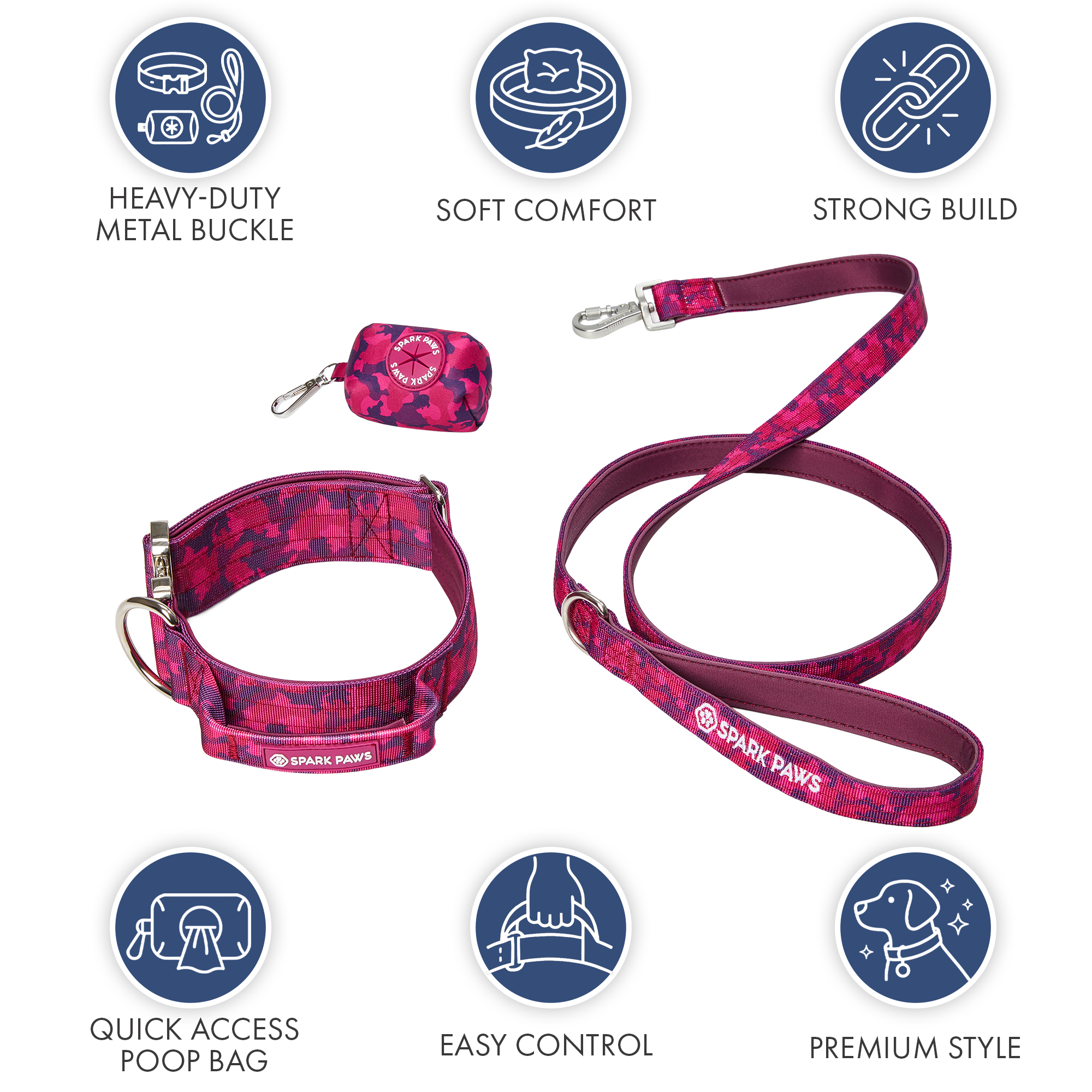 Comfort Control Collar Set - Fuchsia Camo - Image 3