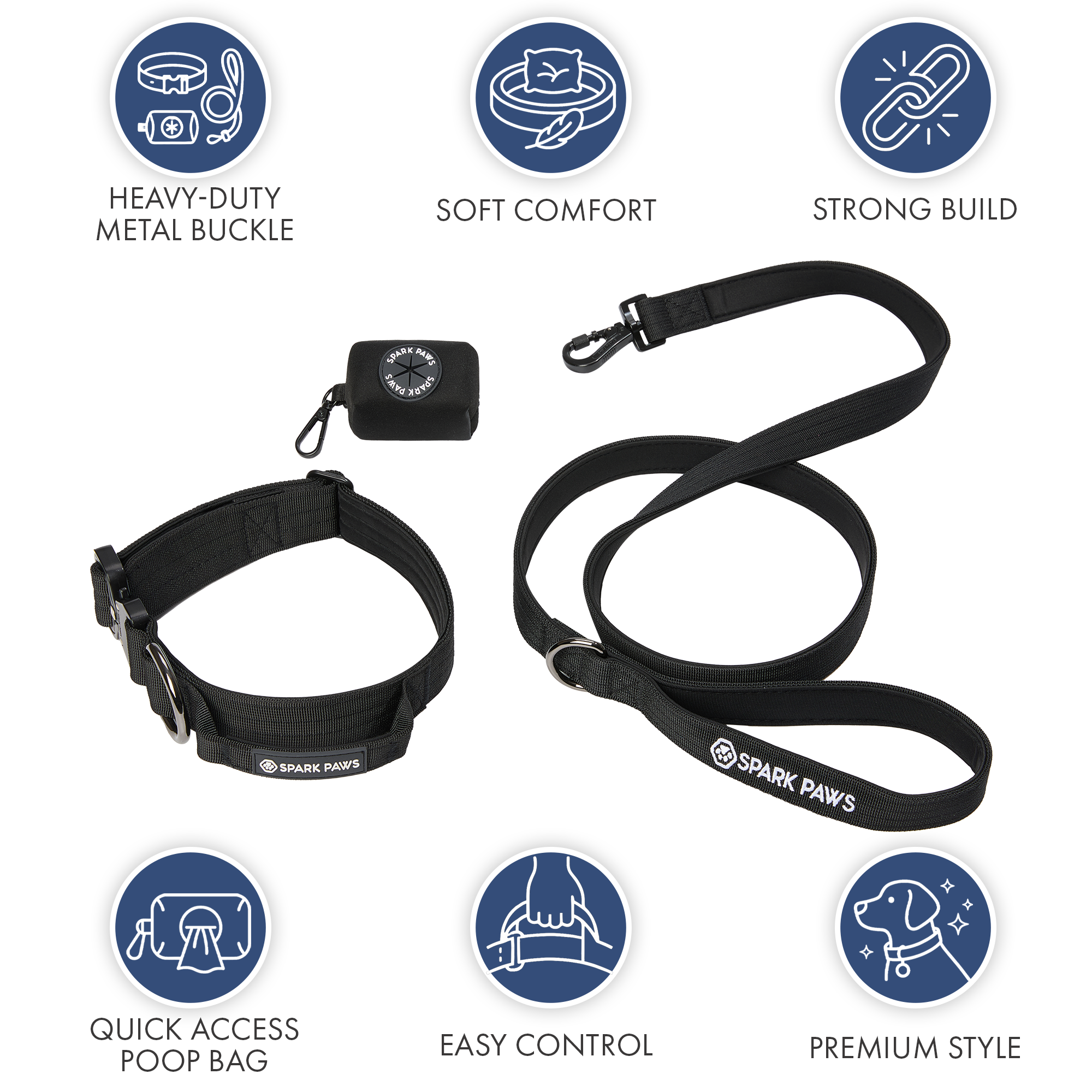 Comfort Control Collar Set - Black - Image 3