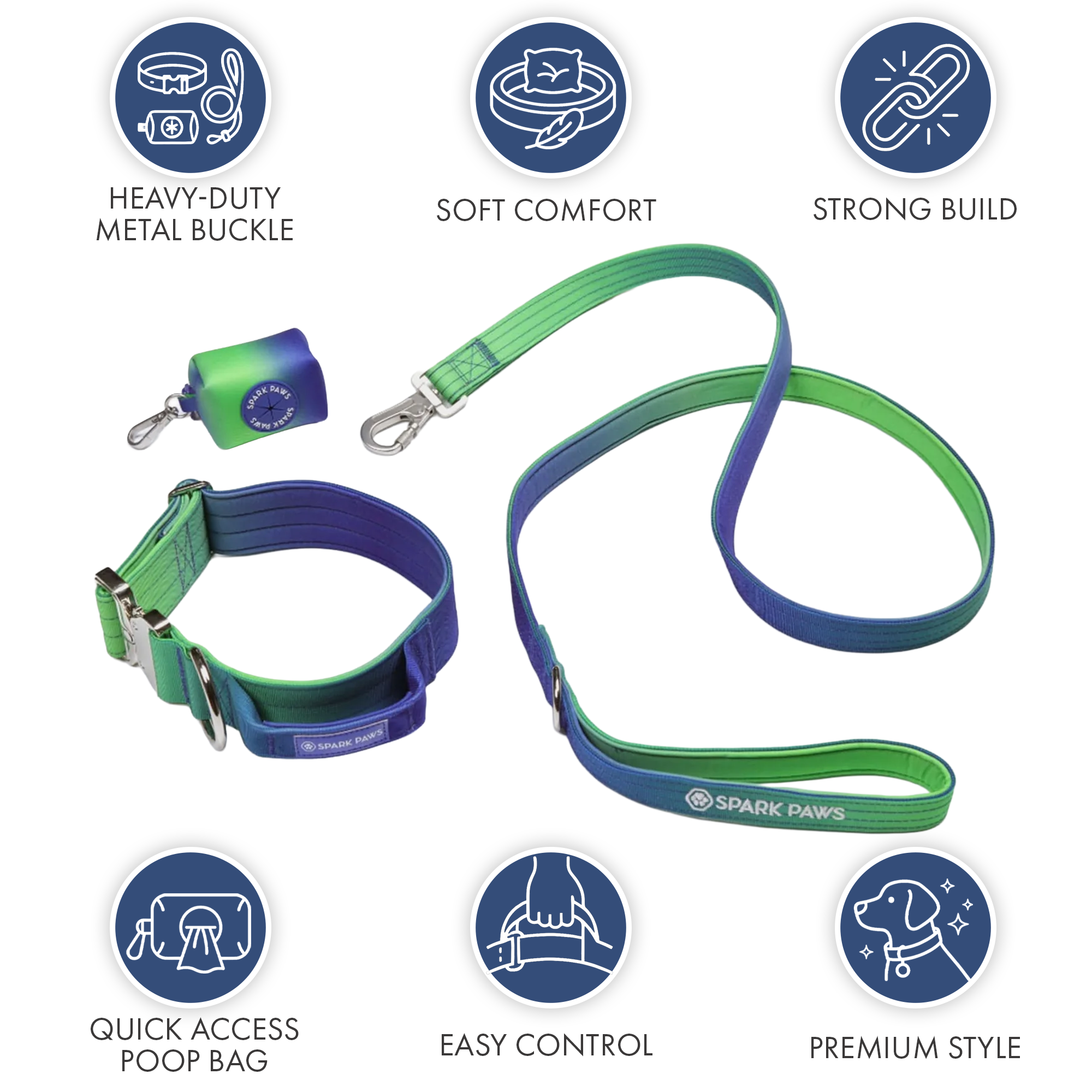 Comfort Control Collar Set - Lime Wave - Image 3