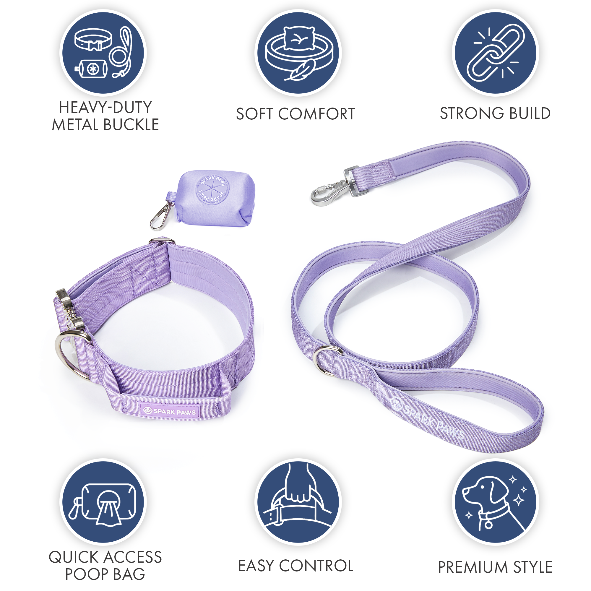 Comfort Control Collar Set - Lilac - Image 3
