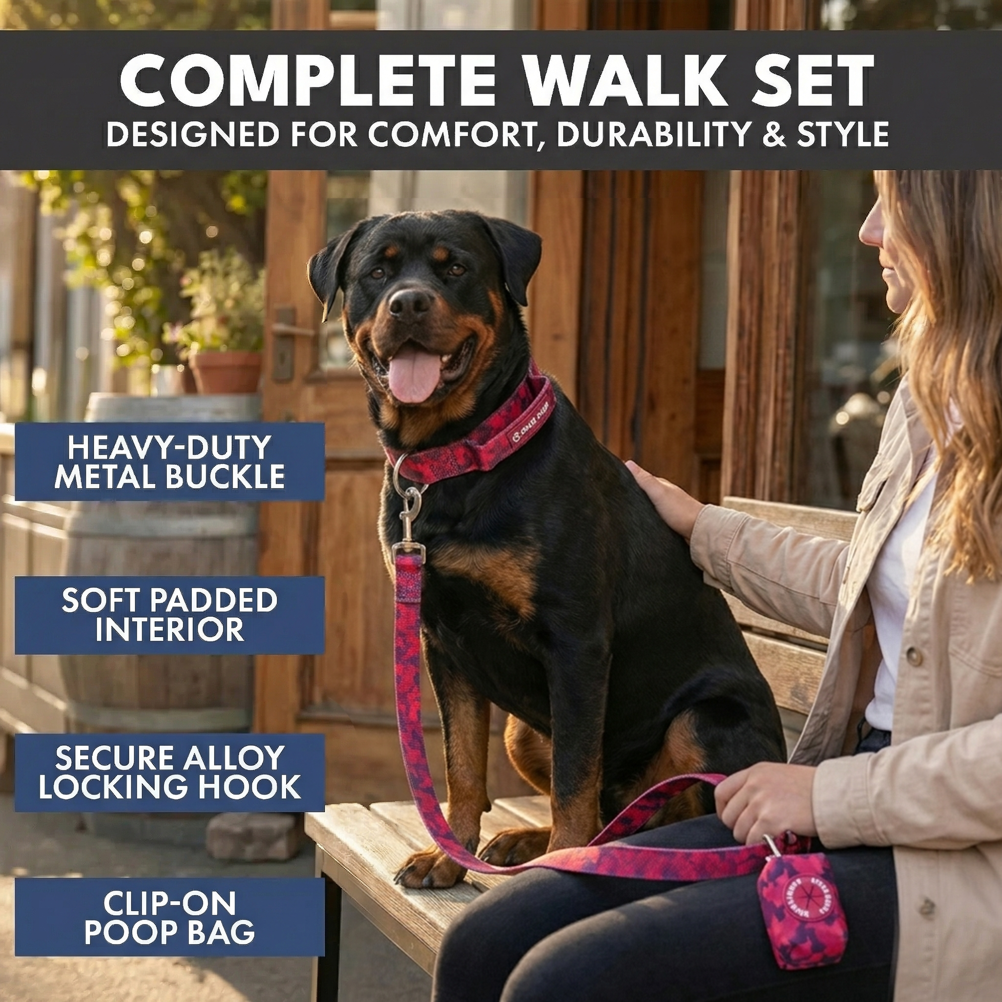 Comfort Control Collar Set - Fuchsia Camo - Image 4