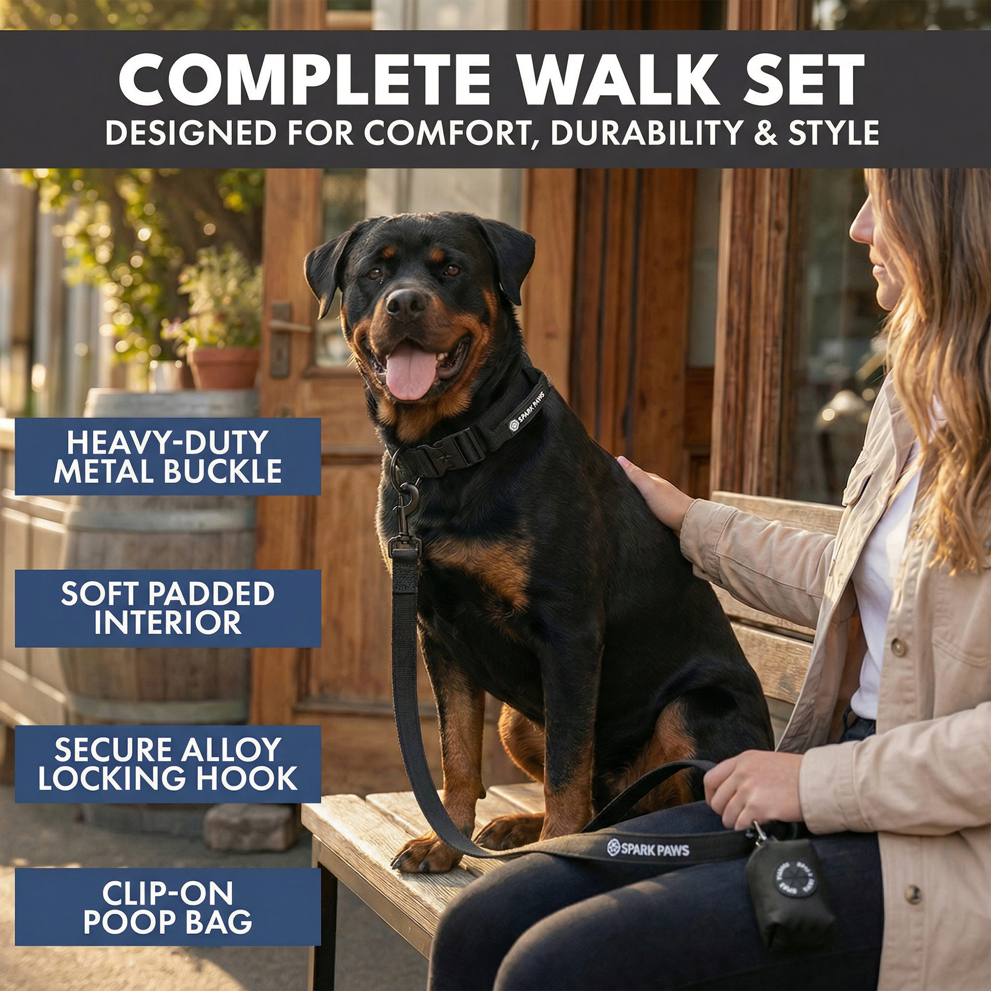 Comfort Control Collar Set - Black - Image 4
