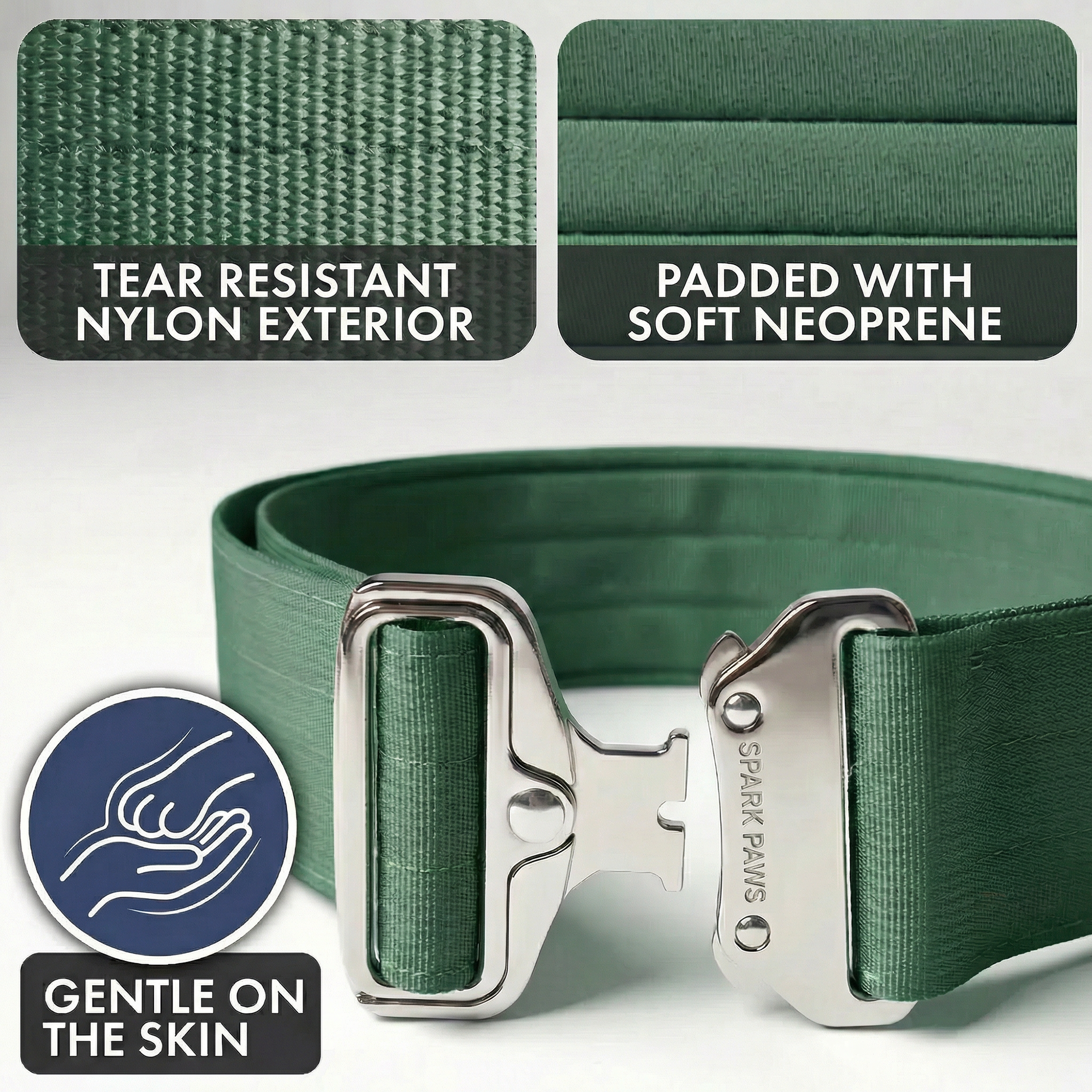Comfort Control Collar Set - Army Green - Image 5