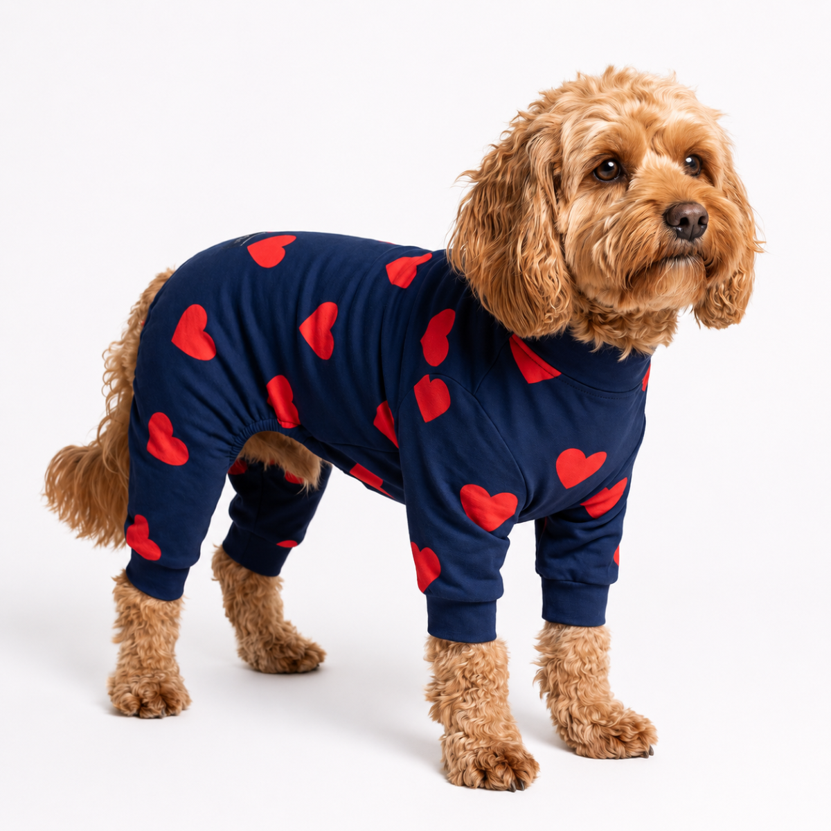 Dog Pajama - Hearts - Image 3