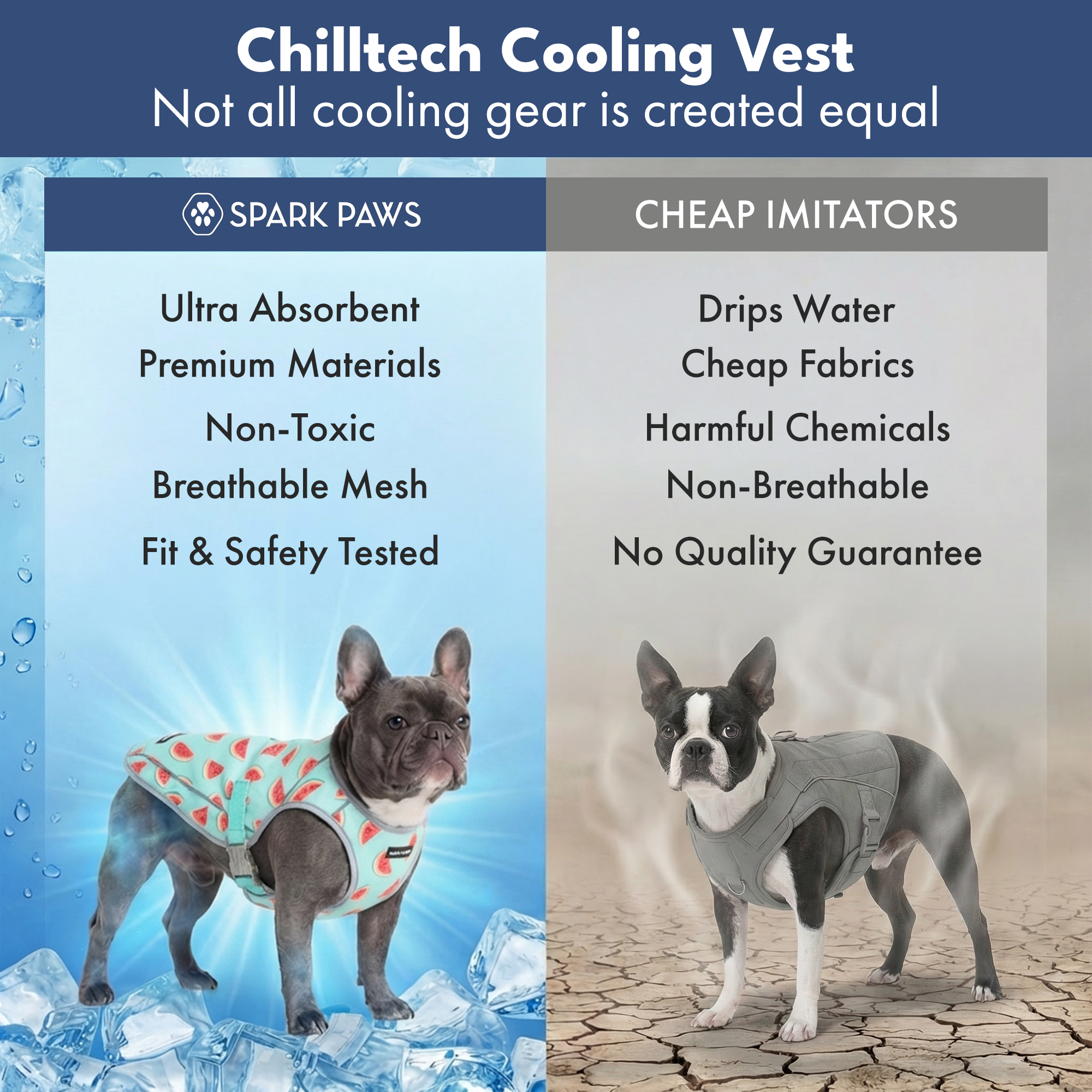 Dog Cooling Vest (2-pack) - Cherries & Watermelon - Image 5