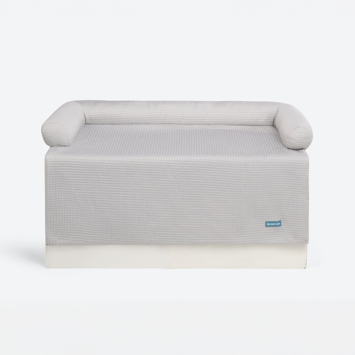 Frostcore™ Cooling Couch Cover Dog Bed - Waffle Grey