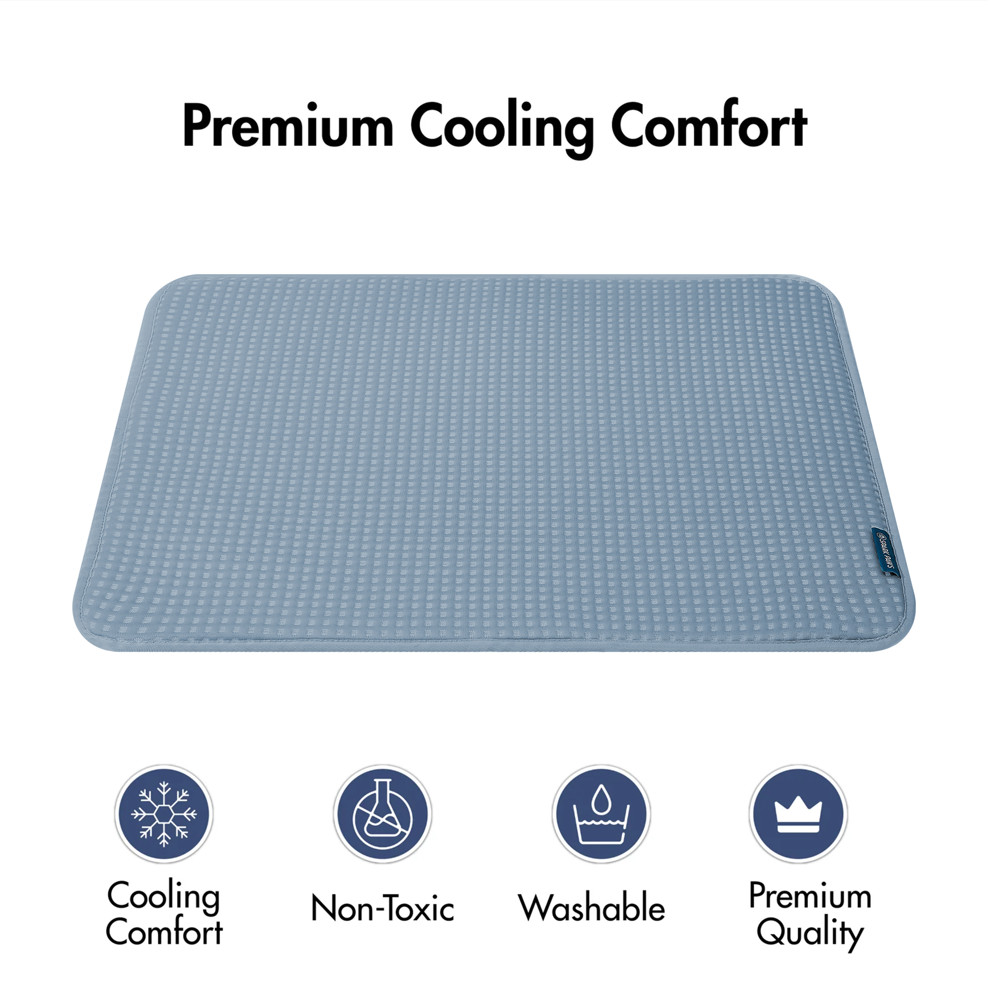 Frostcore™ Cooling Mat - Waffle Ash Blue - Image 6
