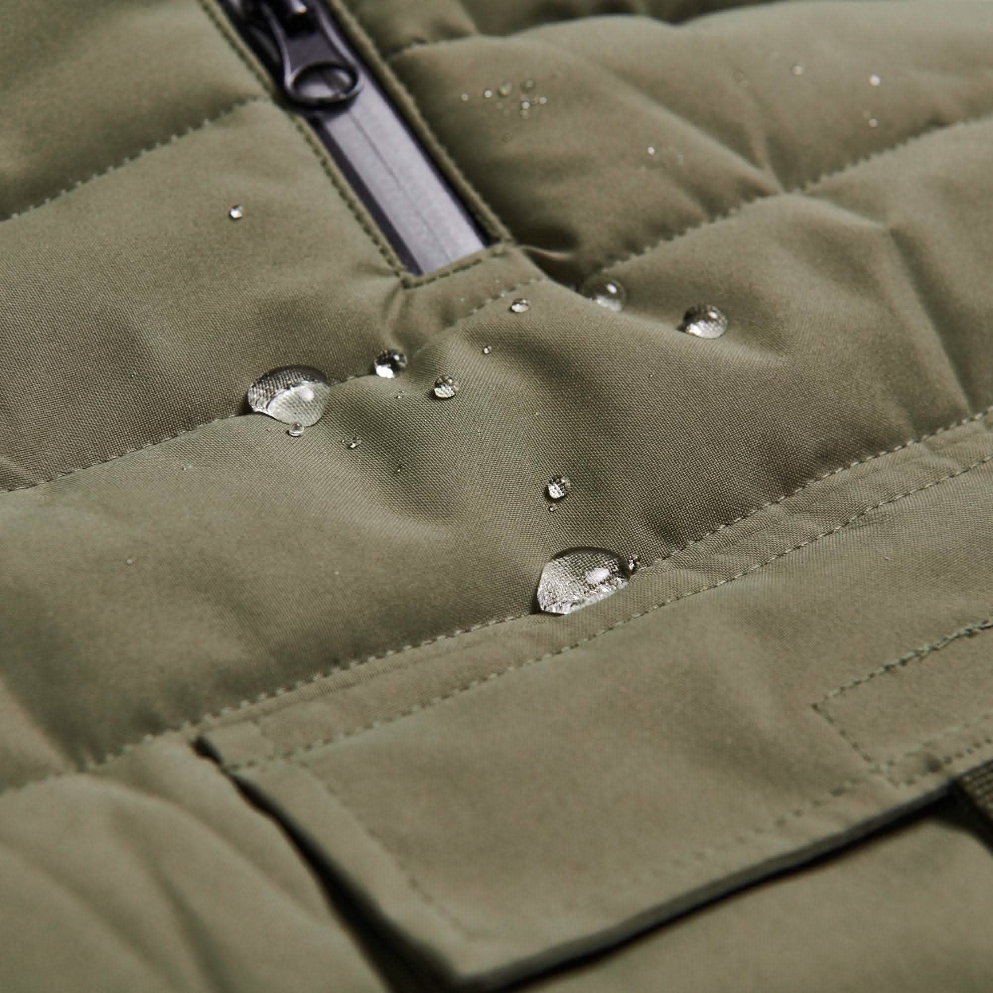 WarmShield Water-Resistant Jacket - Olive - Image 12