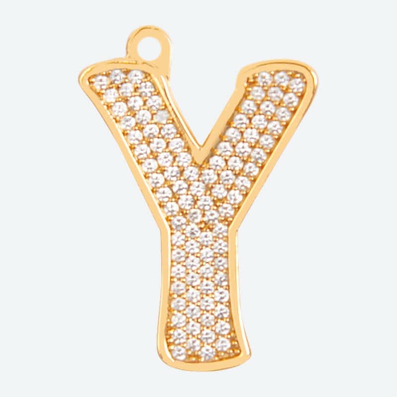 Initial Letter Jewelry Tag - Y - Image 3