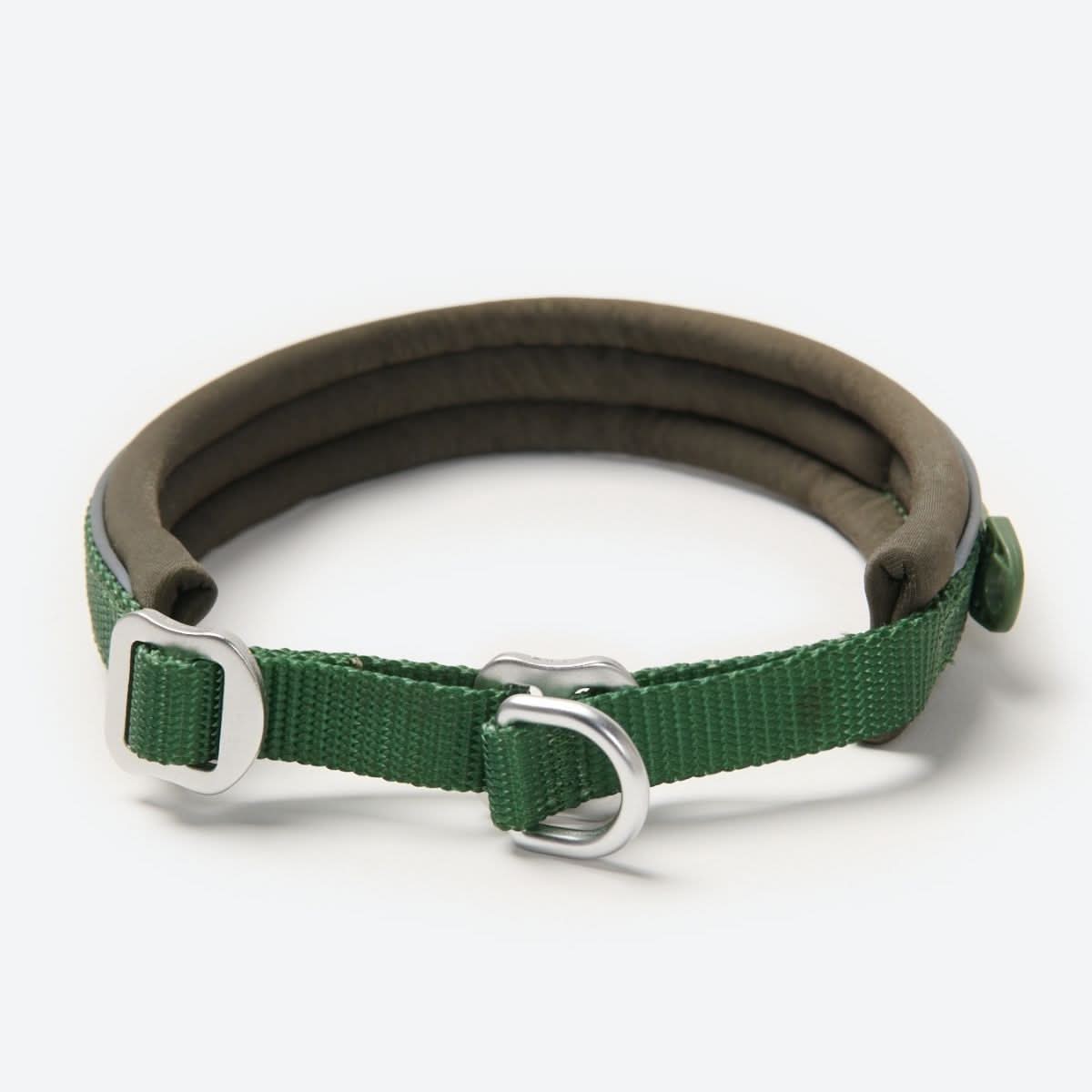 Cushioned Martingale Collar - Army Green - Image 2