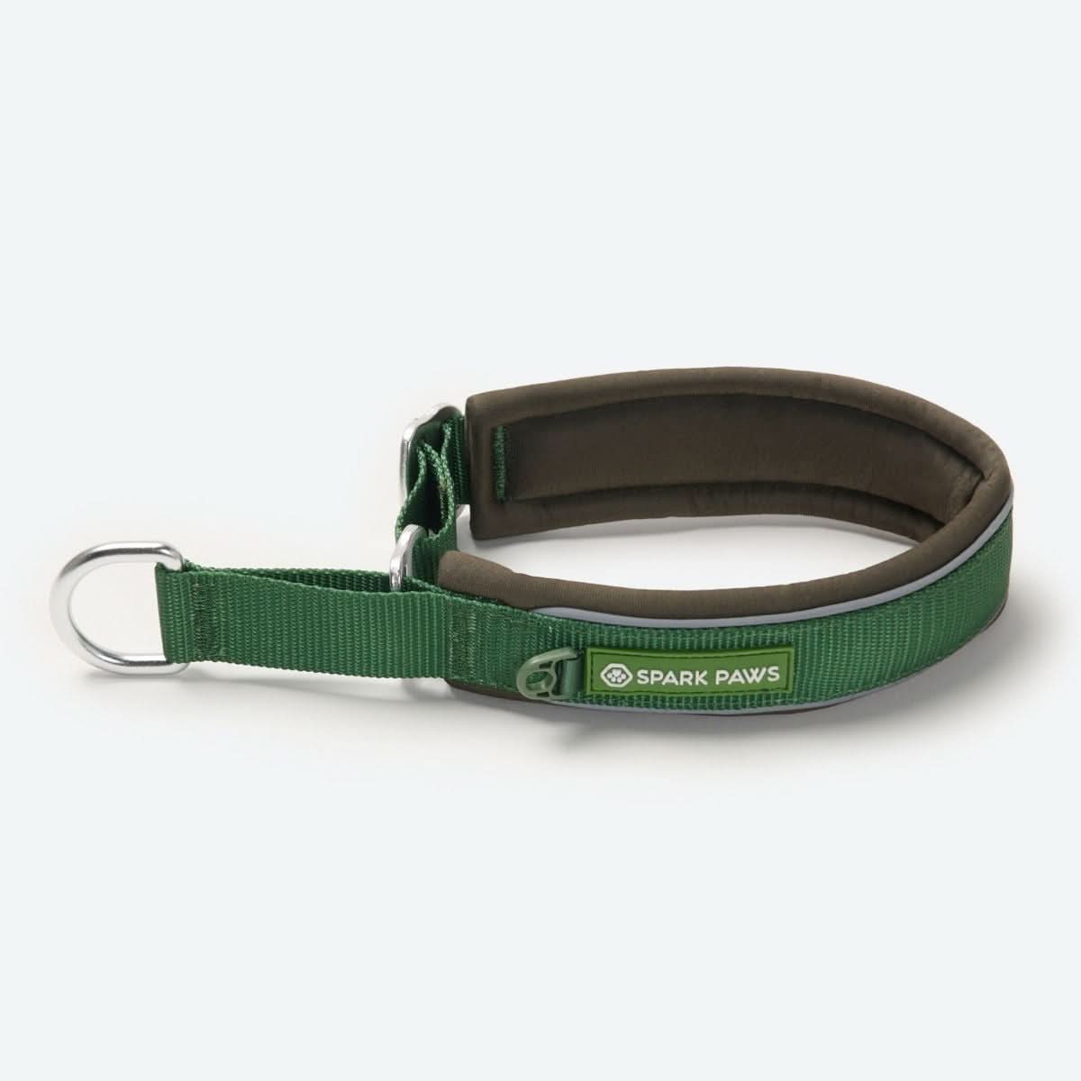 Cushioned Martingale Collar - Army Green - Image 6