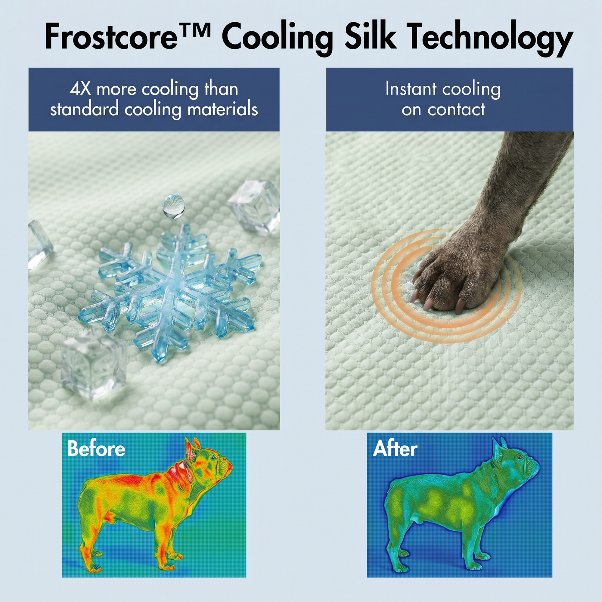 Frostcore™ Dog Cooling Car Seat Bed - Orb Green - Image 3