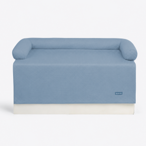 Frostcore™ Cooling Couch Cover Dog Bed - Waffle Ash Blue