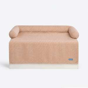 Frostcore™ Cooling Couch Cover Dog Bed - Waffle Brown