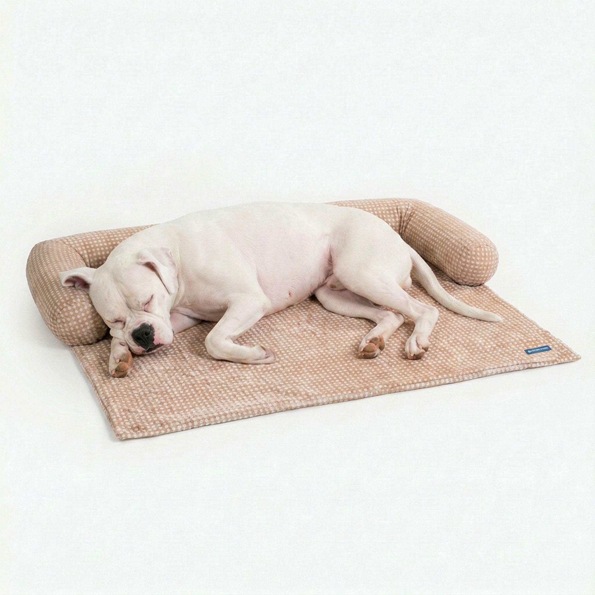 Frostcore™ Cooling Couch Cover Dog Bed - Waffle Brown - Image 5