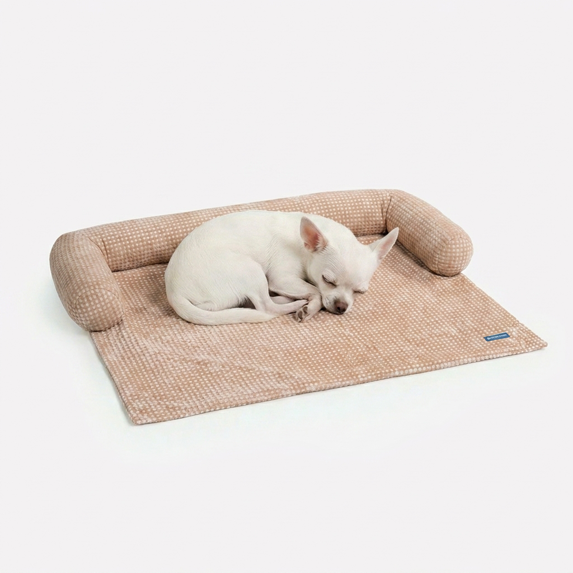 Frostcore™ Cooling Couch Cover Dog Bed - Waffle Brown - Image 2