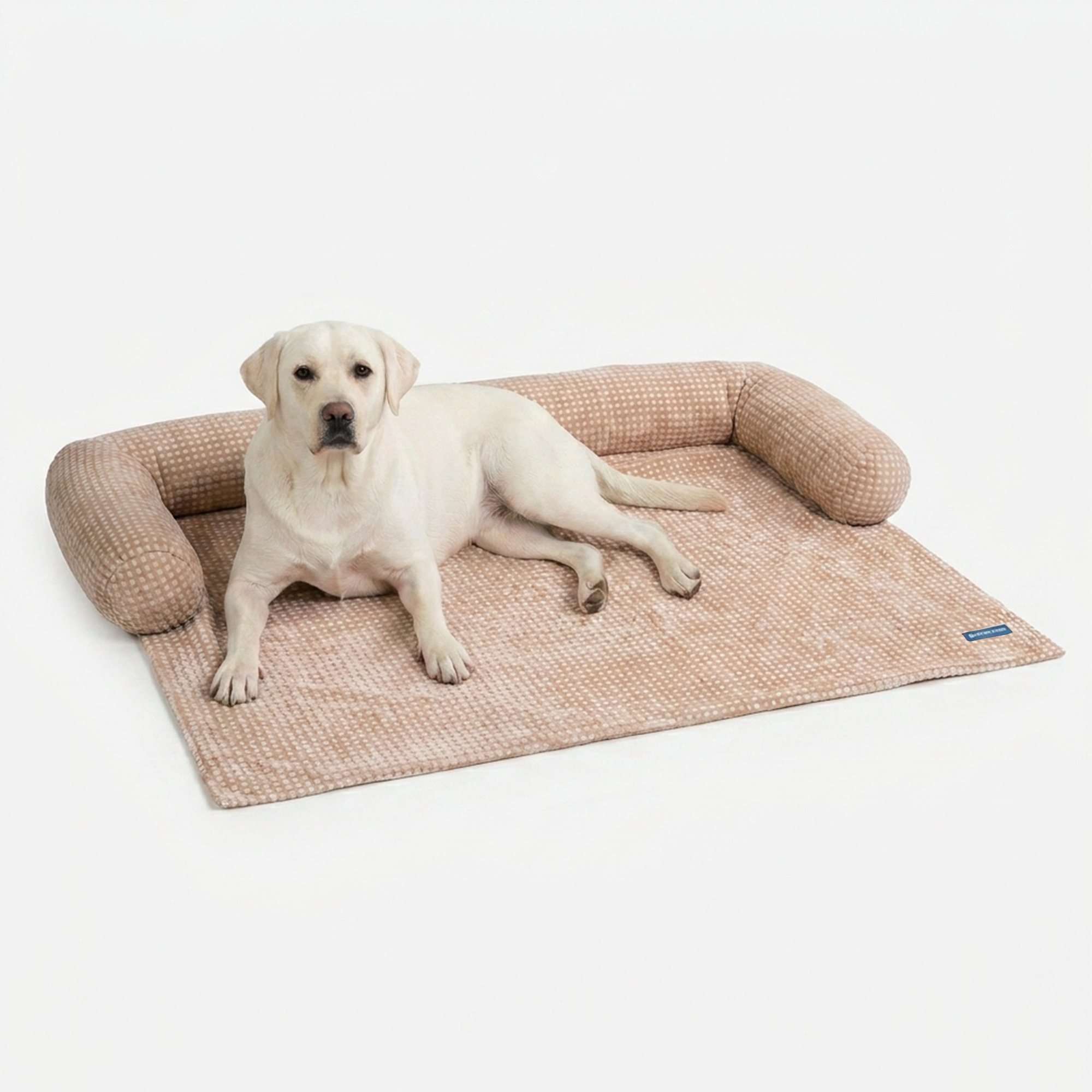 Frostcore™ Cooling Couch Cover Dog Bed - Waffle Brown - Image 6