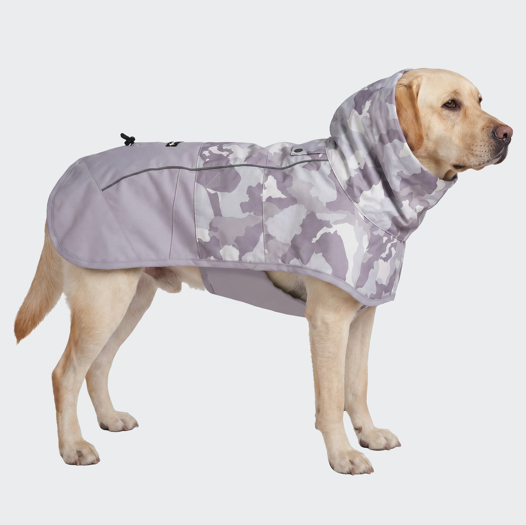Breatheshield™ Dog Raincoat - Camo Grey - Image 4