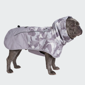 Breatheshield™ Dog Raincoat - Camo Grey