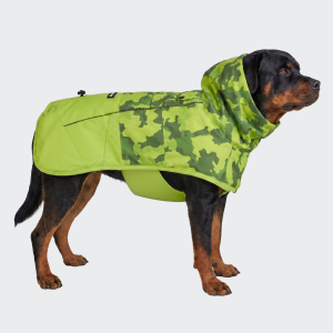 Breatheshield™ Dog Raincoat - Camo Lime
